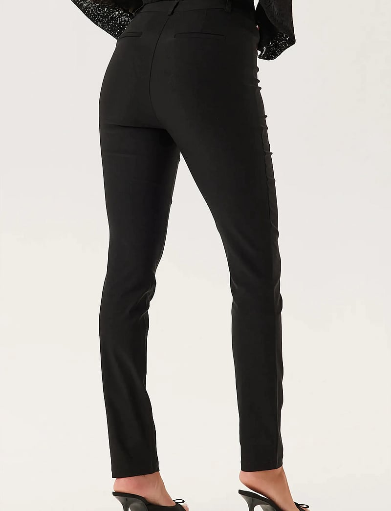 Bubbleroom - High Waist Stretchy Trousers - skinny leg hosen - black - 4