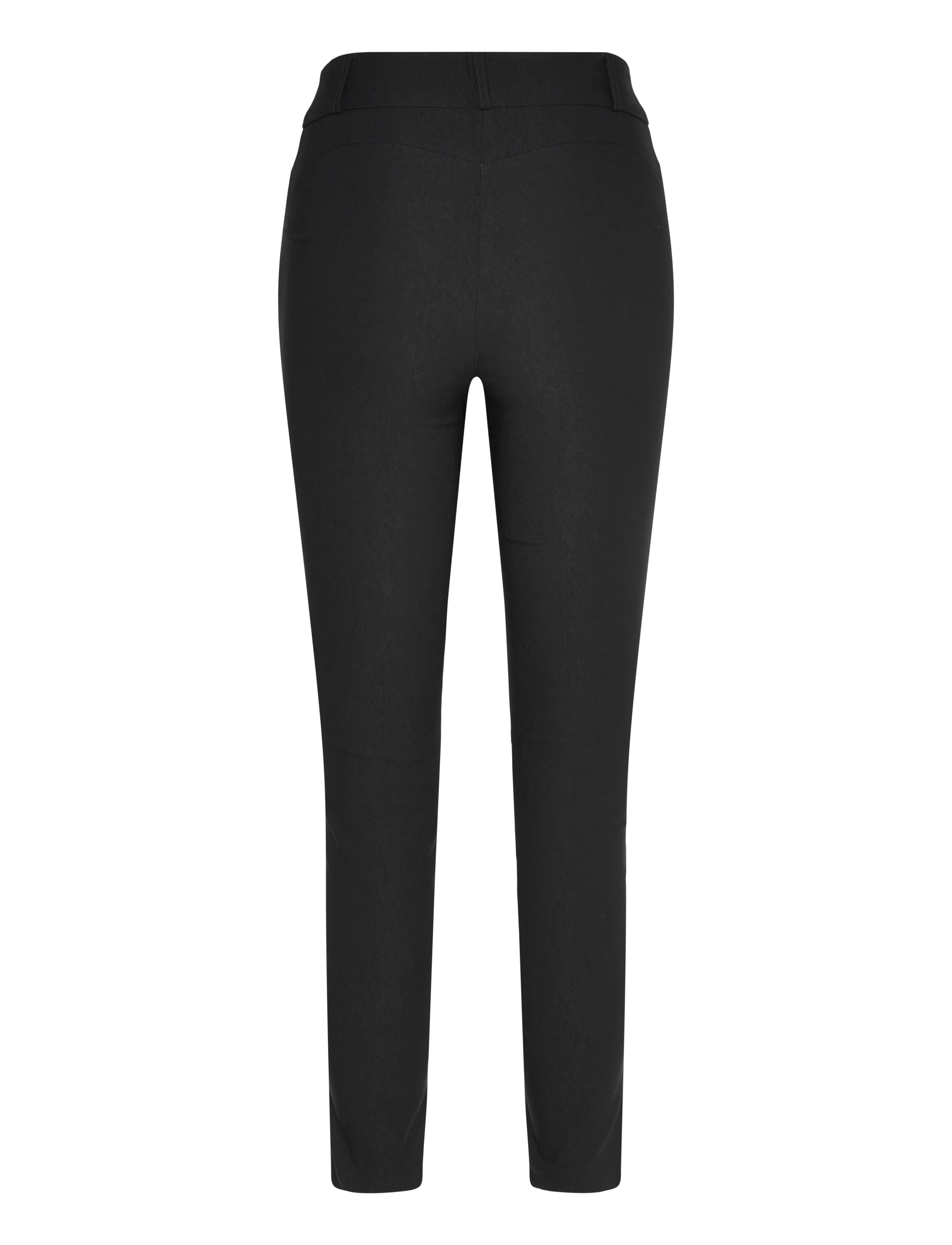 Bubbleroom - Stretchy Ankle Push-Up Trousers - die niedrigsten preise - black - 2