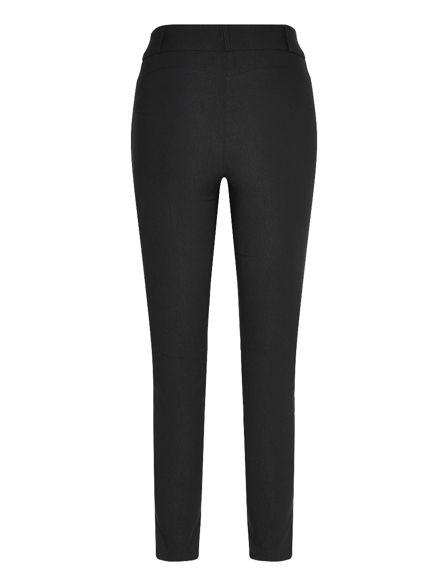 Bubbleroom - Stretchy Ankle Push-Up Trousers - pantalons slim - black - 2