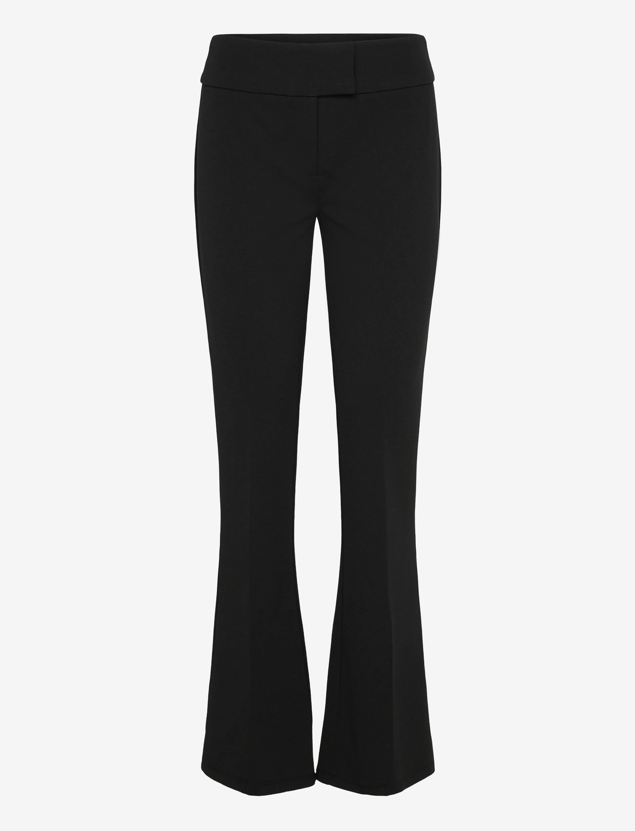 Bubbleroom - Soft Suit Flared Trousers - black - 0