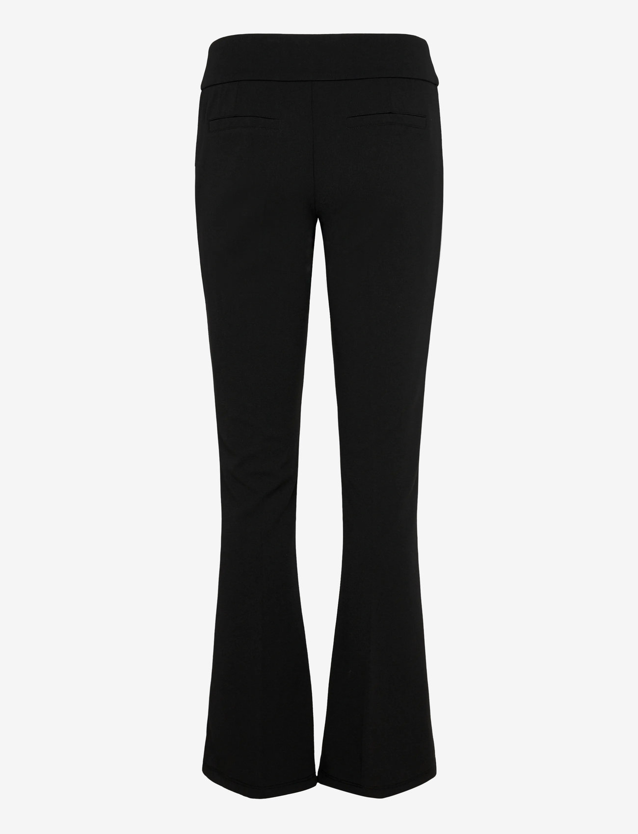 Bubbleroom - Soft Suit Flared Trousers - black - 1