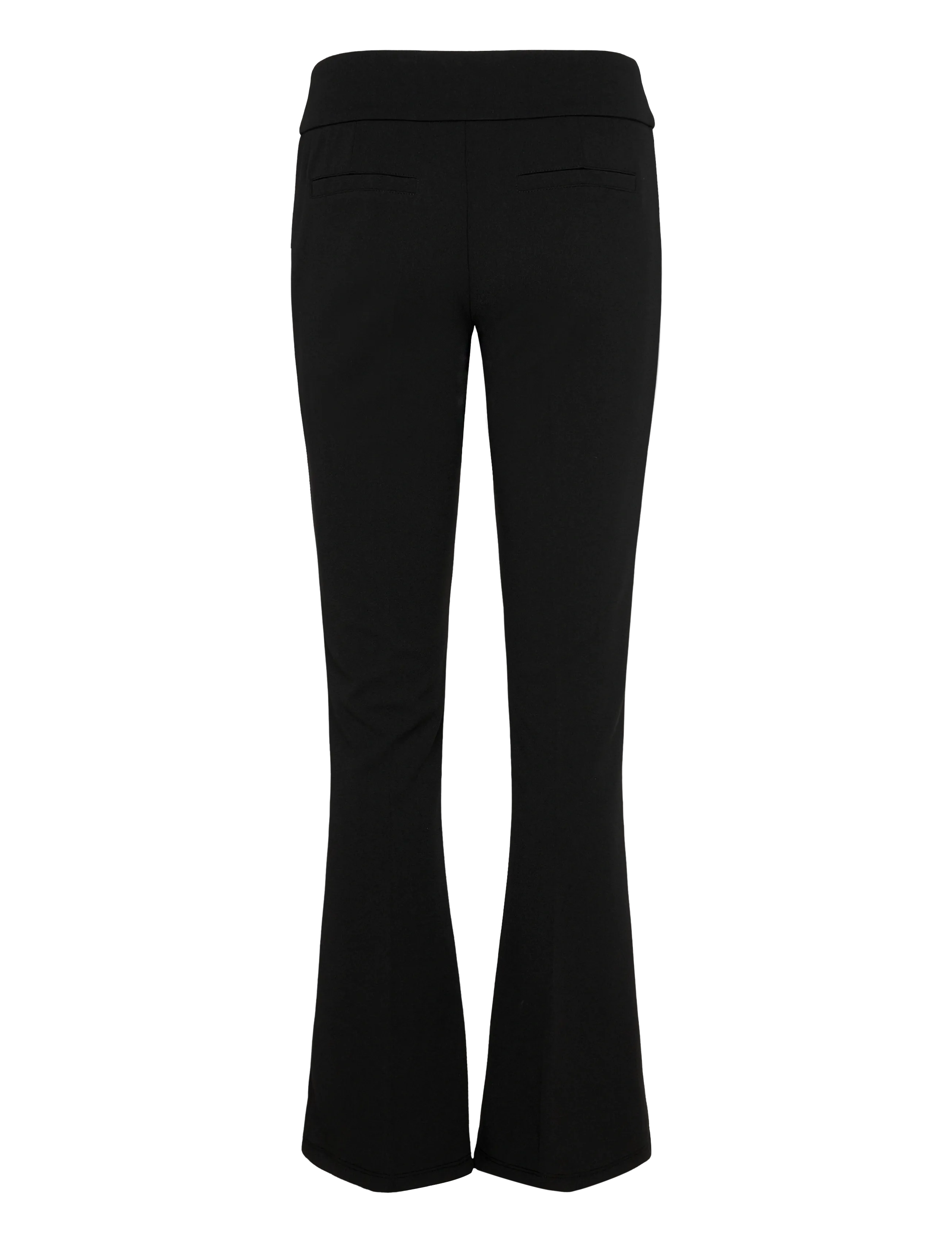 Bubbleroom - Soft Suit Flared Trousers - black - 2