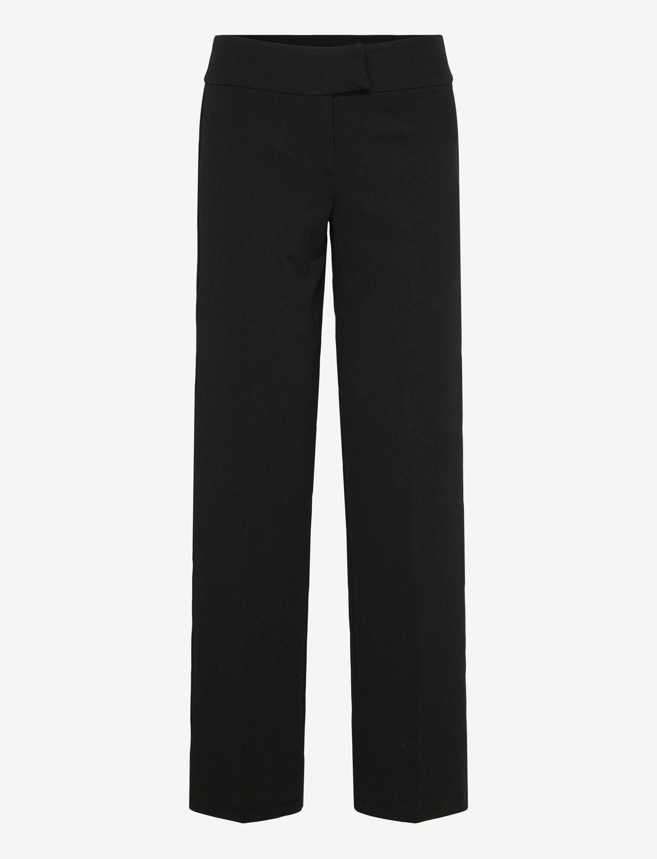 Bubbleroom - Soft Suit Wide Trousers - black - 1