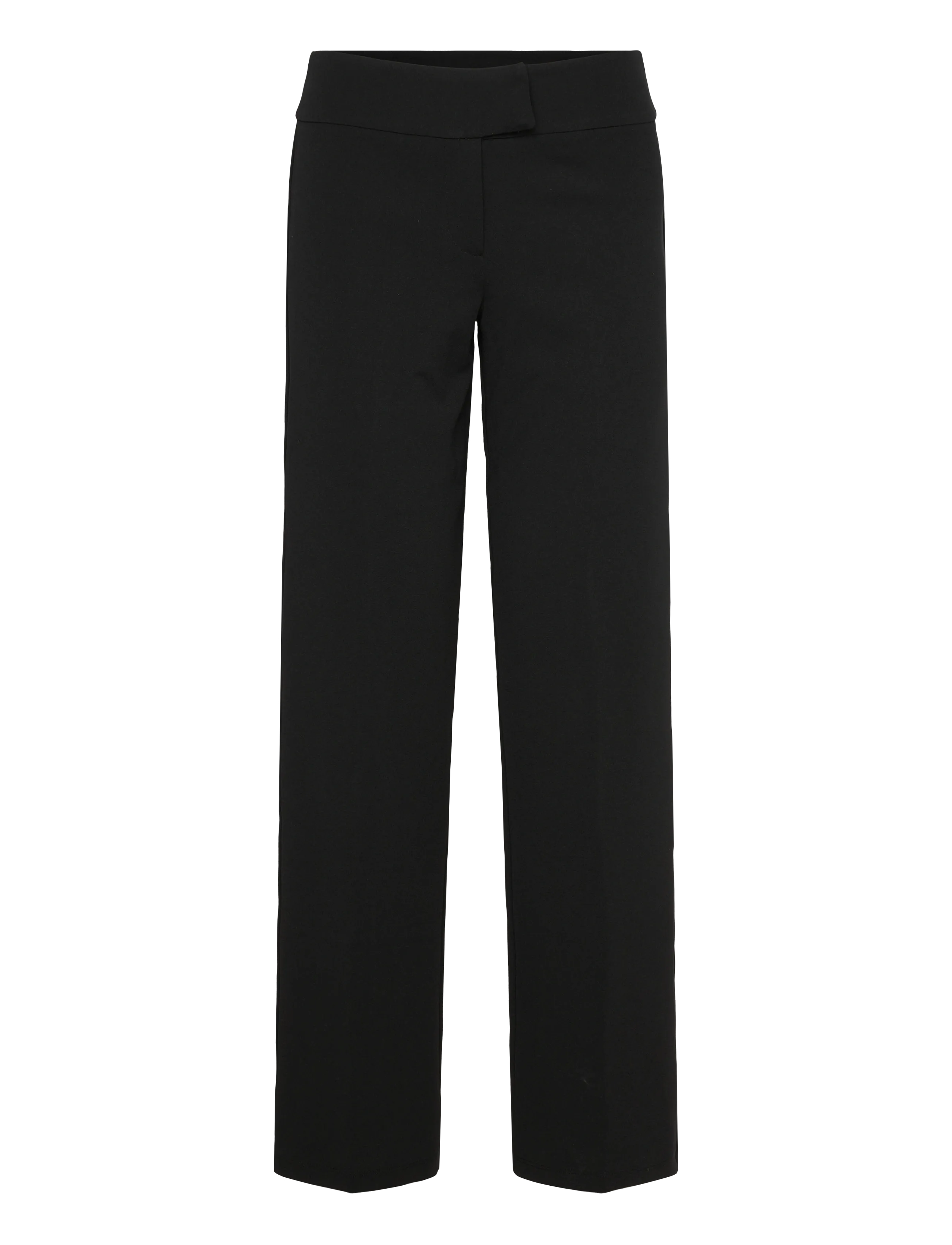 Bubbleroom Soft Suit Wide Trousers - Bubbleroom - BLACK / black