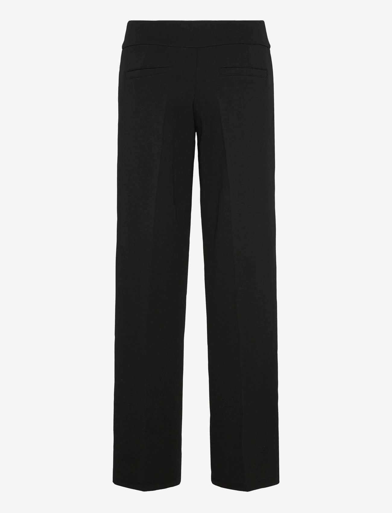 Bubbleroom - Soft Suit Wide Trousers - black - 2