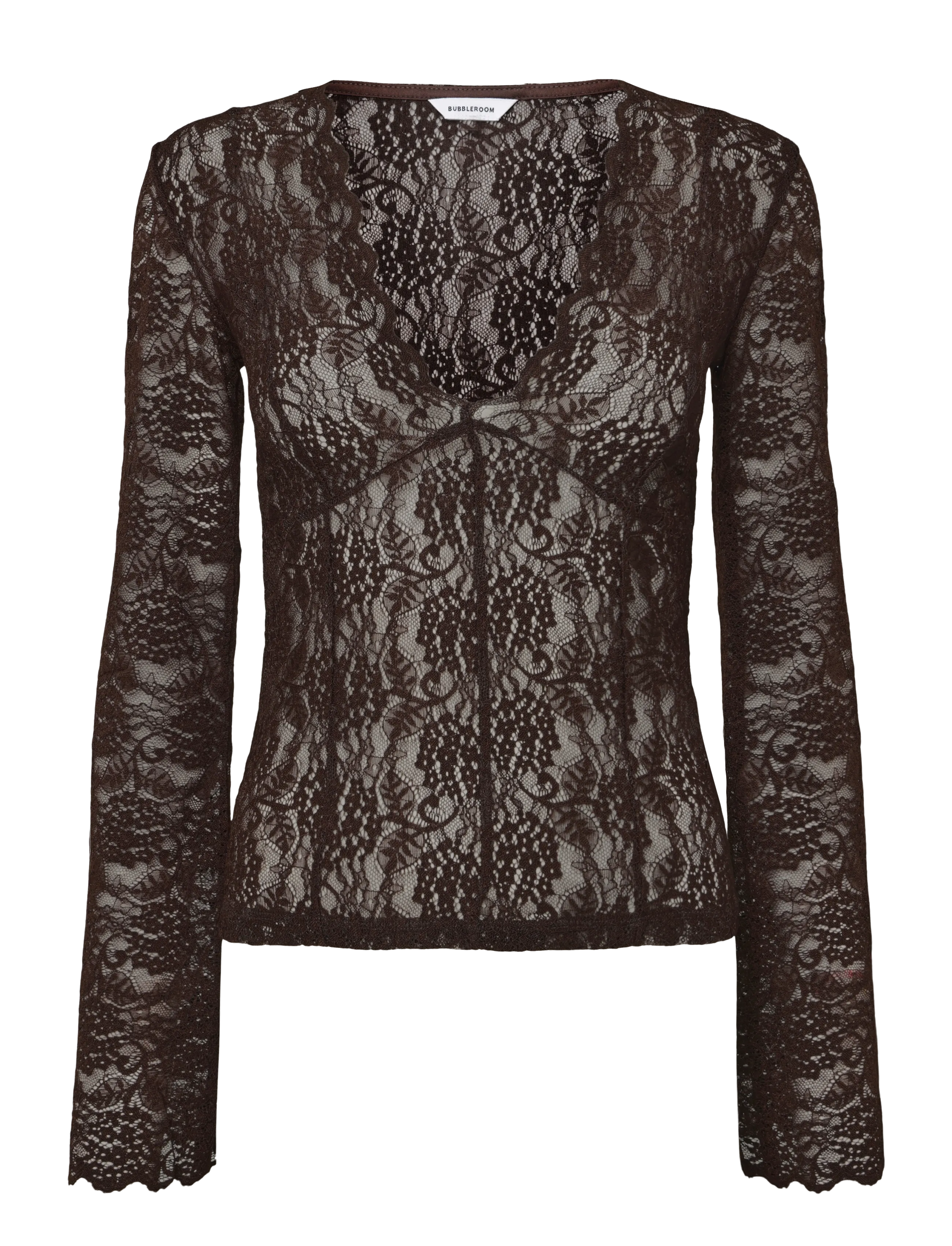 Bubbleroom - Long Sleeve Lace Top