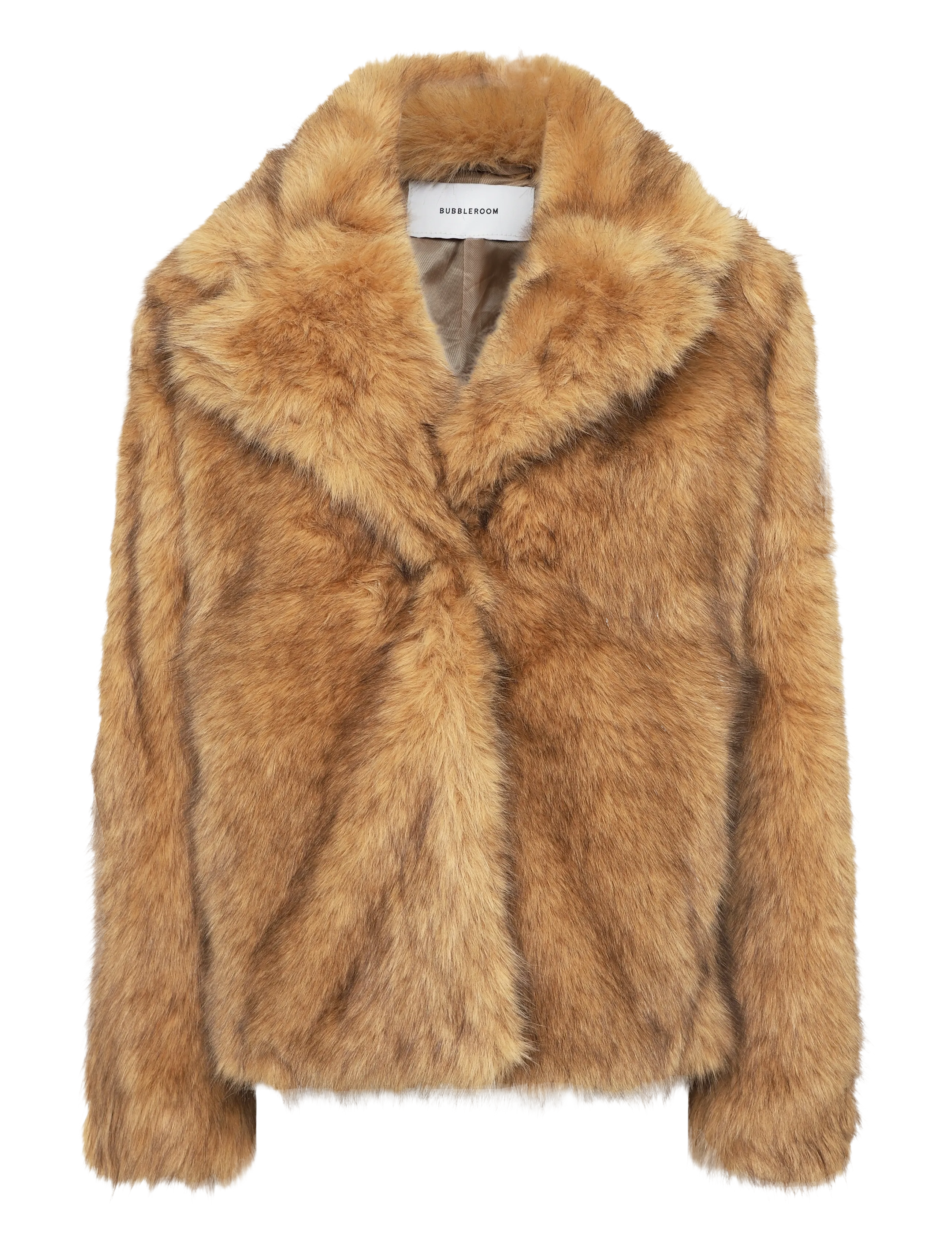 Bubbleroom - Faux Fur Jacket - light brown - 1