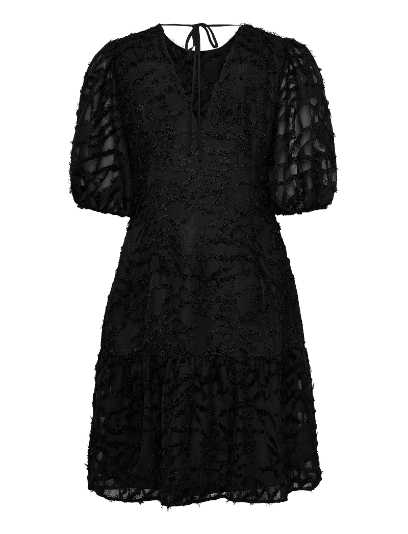 Bubbleroom - Fringe Dress - festklänningar - black - 2