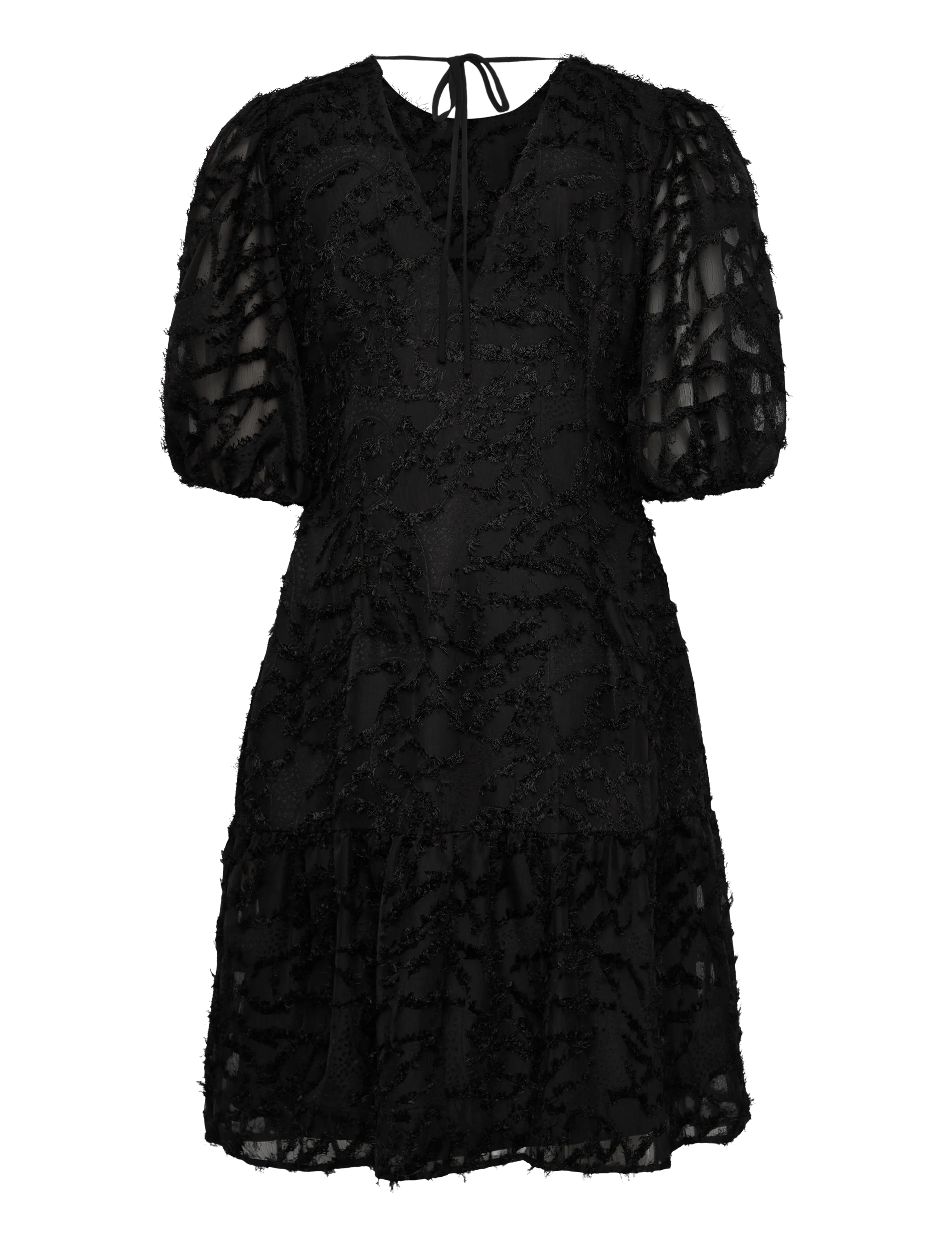 Bubbleroom - Fringe Dress - partykleider - black - 2