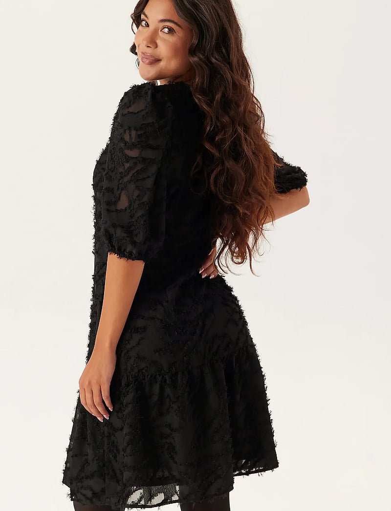 Bubbleroom - Fringe Dress - festklänningar - black - 3