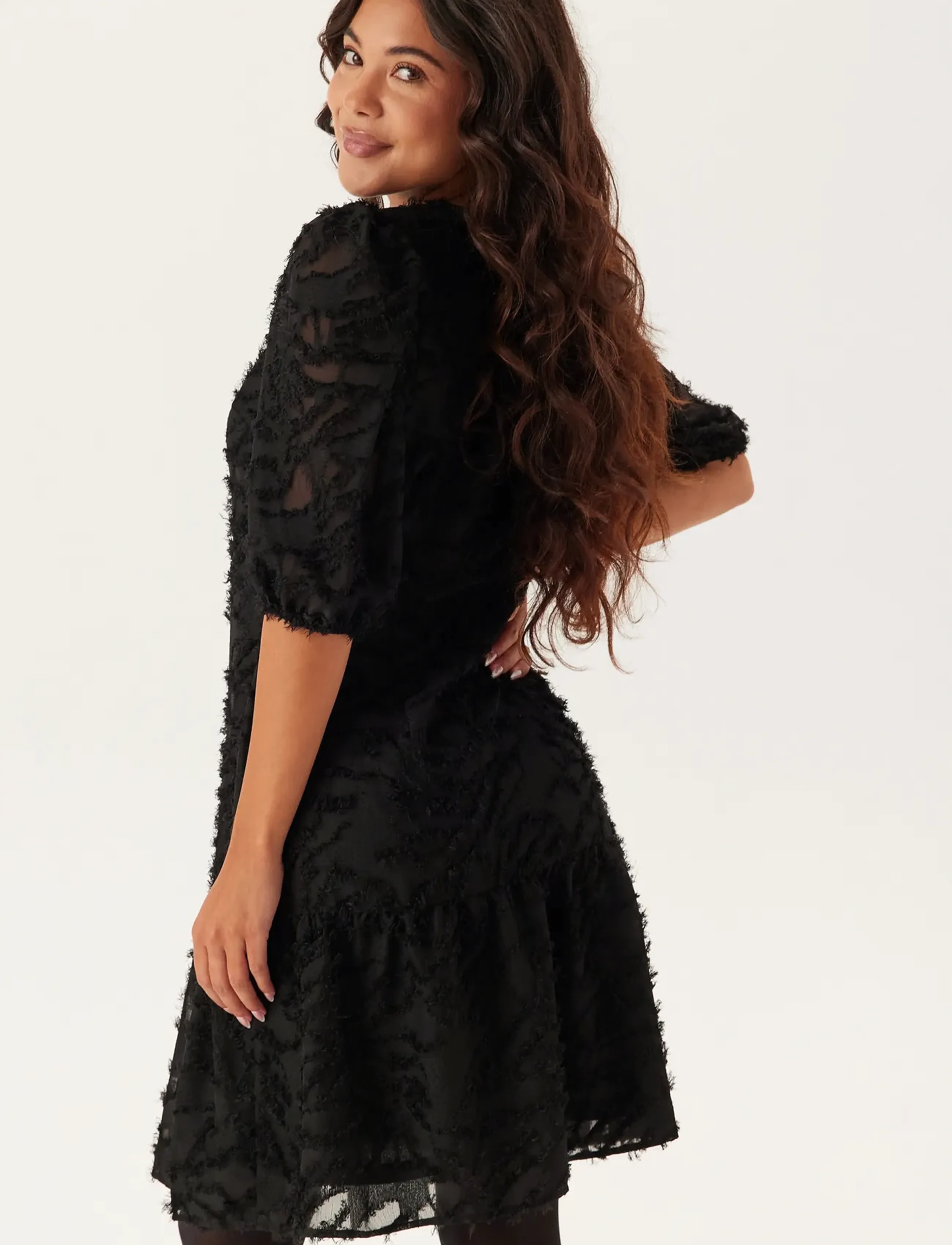 Bubbleroom - Fringe Dress - partykleider - black - 3