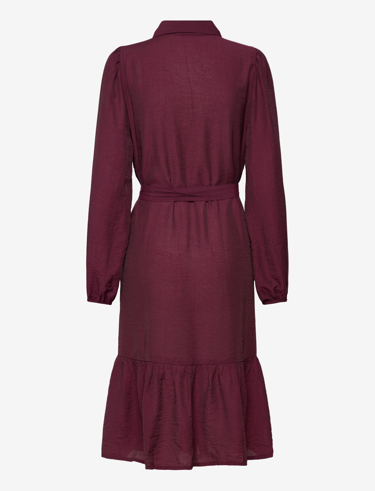 Bubbleroom - Midi Shirt Dress - shirt dresses - burgundy - 2