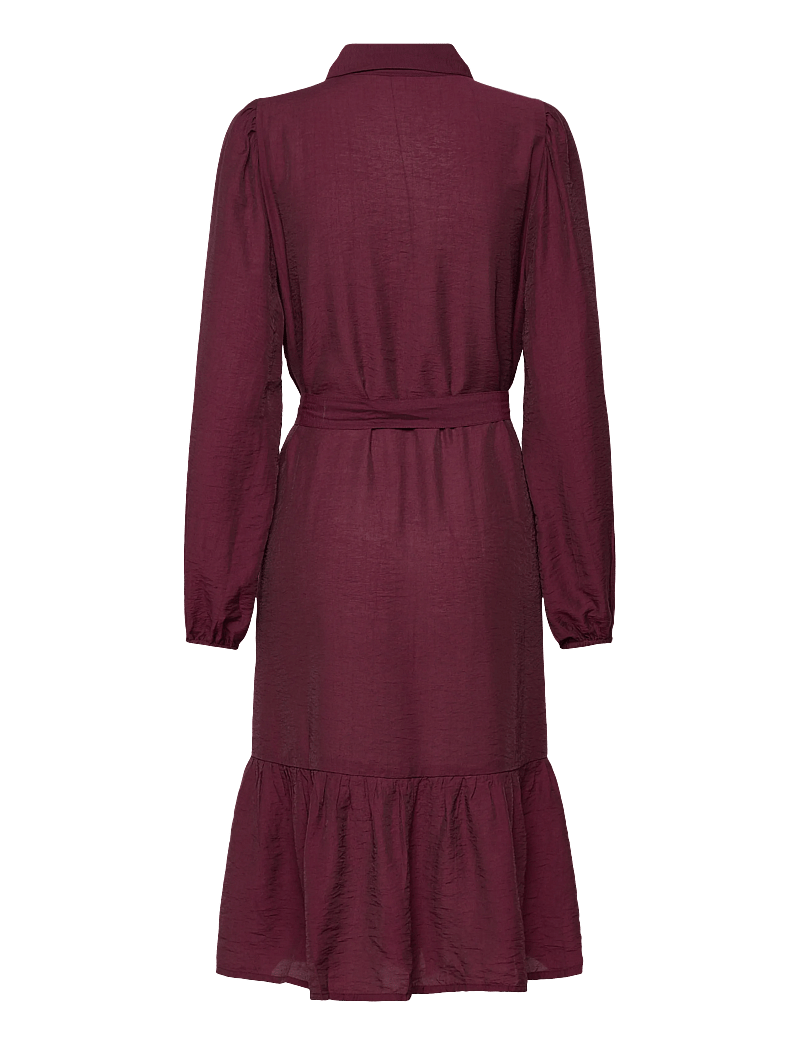 Bubbleroom - Midi Shirt Dress - hemdkleider - burgundy - 2