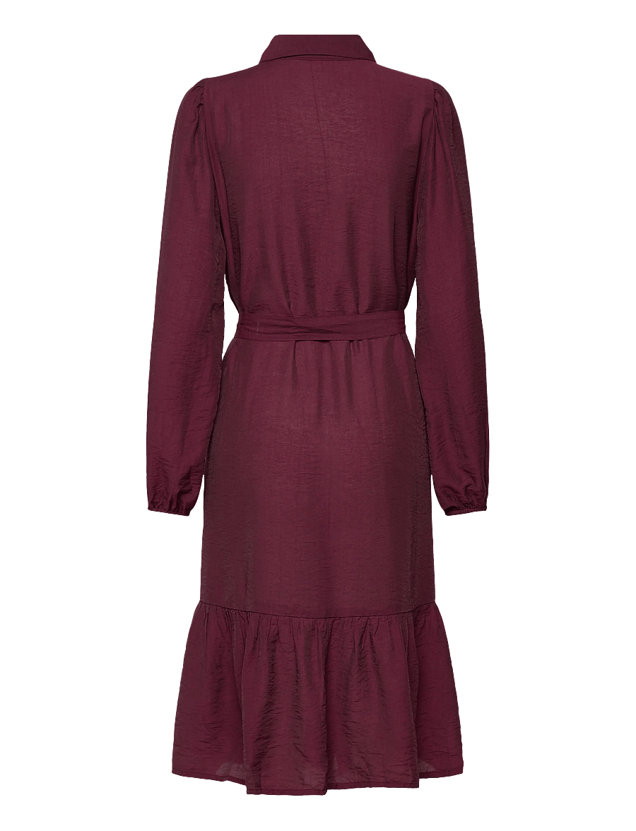 Bubbleroom - Midi Shirt Dress - hemdkleider - burgundy - 2