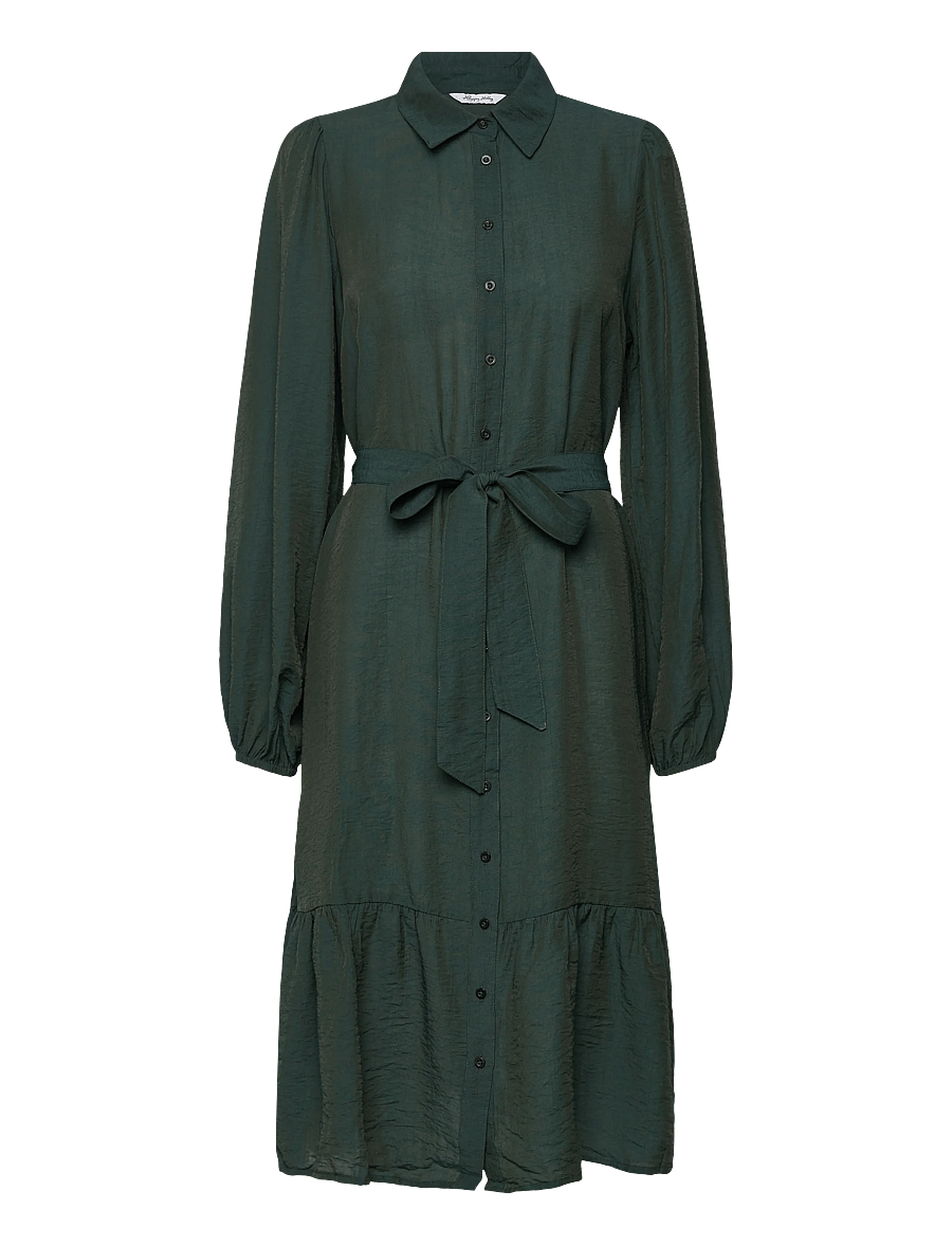 Bubbleroom - Midi Shirt Dress - robes chemises - dark green - 1