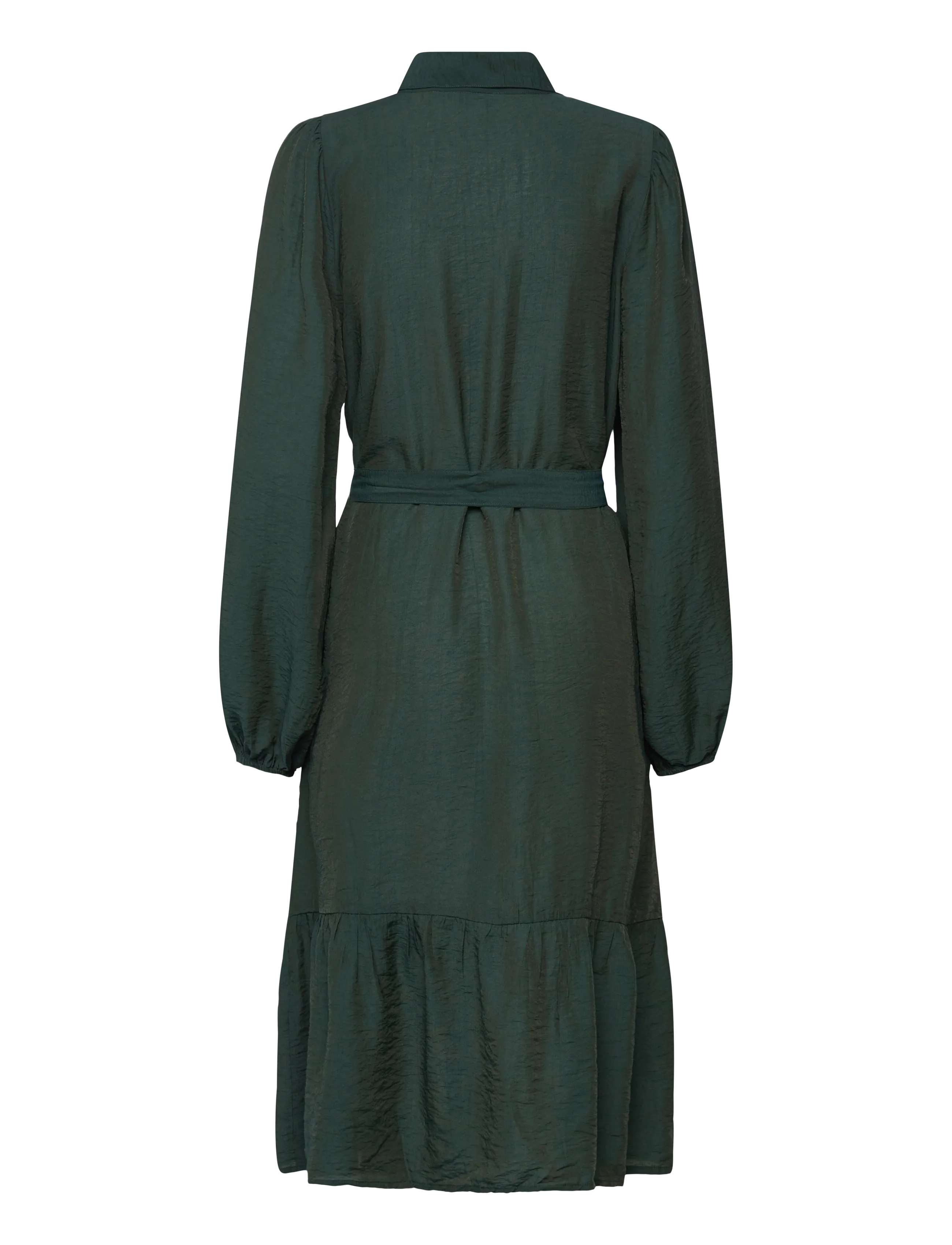 Bubbleroom - Midi Shirt Dress - särkkleidid - dark green - 2