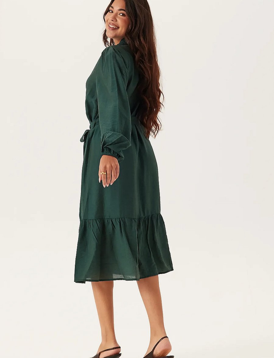 Bubbleroom - Midi Shirt Dress - robes chemises - dark green - 3