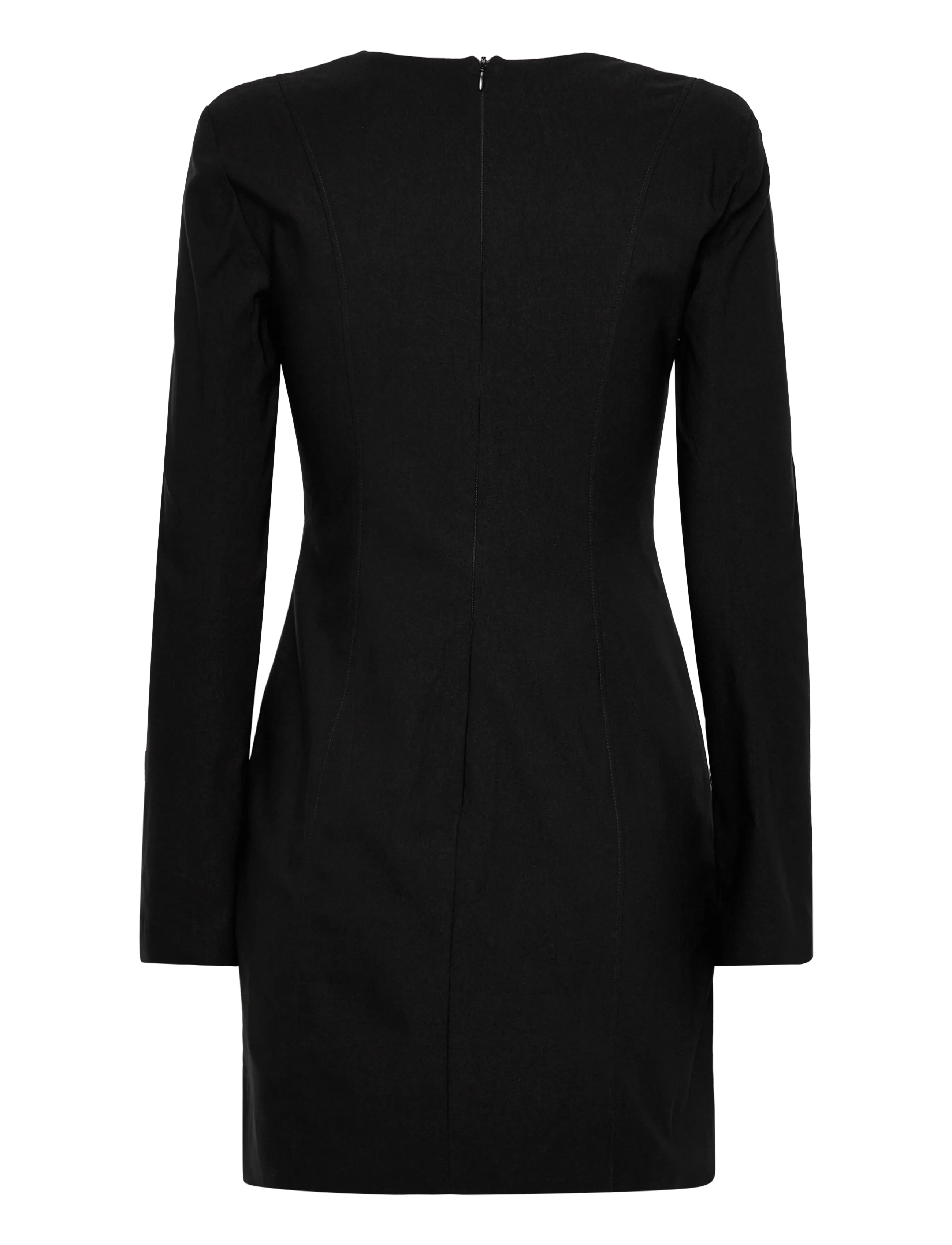 Bubbleroom - Bow Back Shift Dress - black - 2