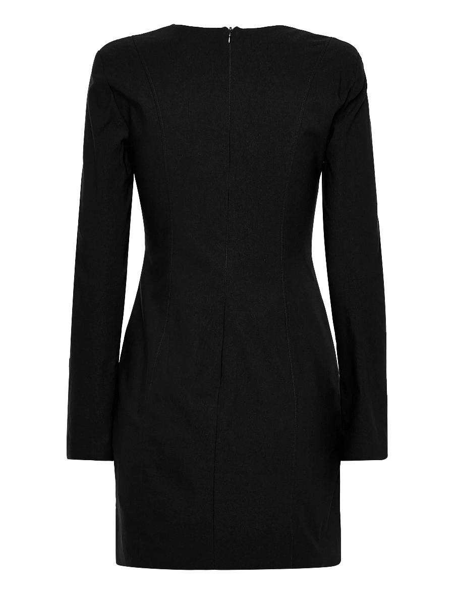 Bubbleroom - Bow Back Shift Dress - black - 2