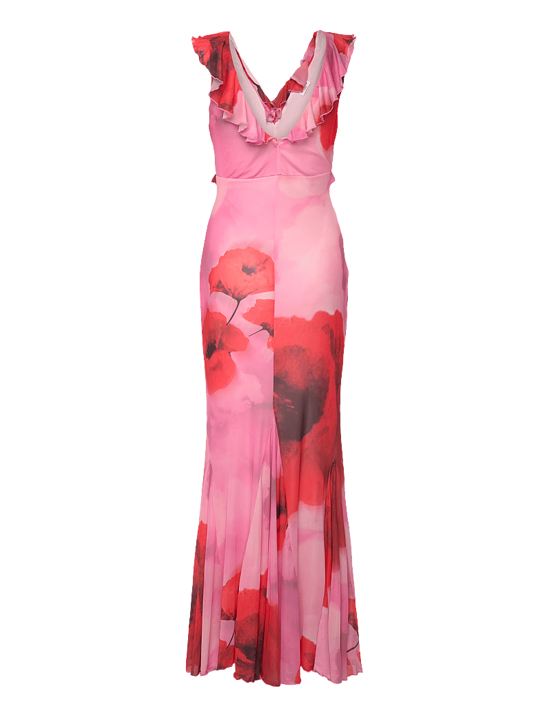 Bubbleroom - Mermaid Mesh Gown - abendkleider - pink/red - 2
