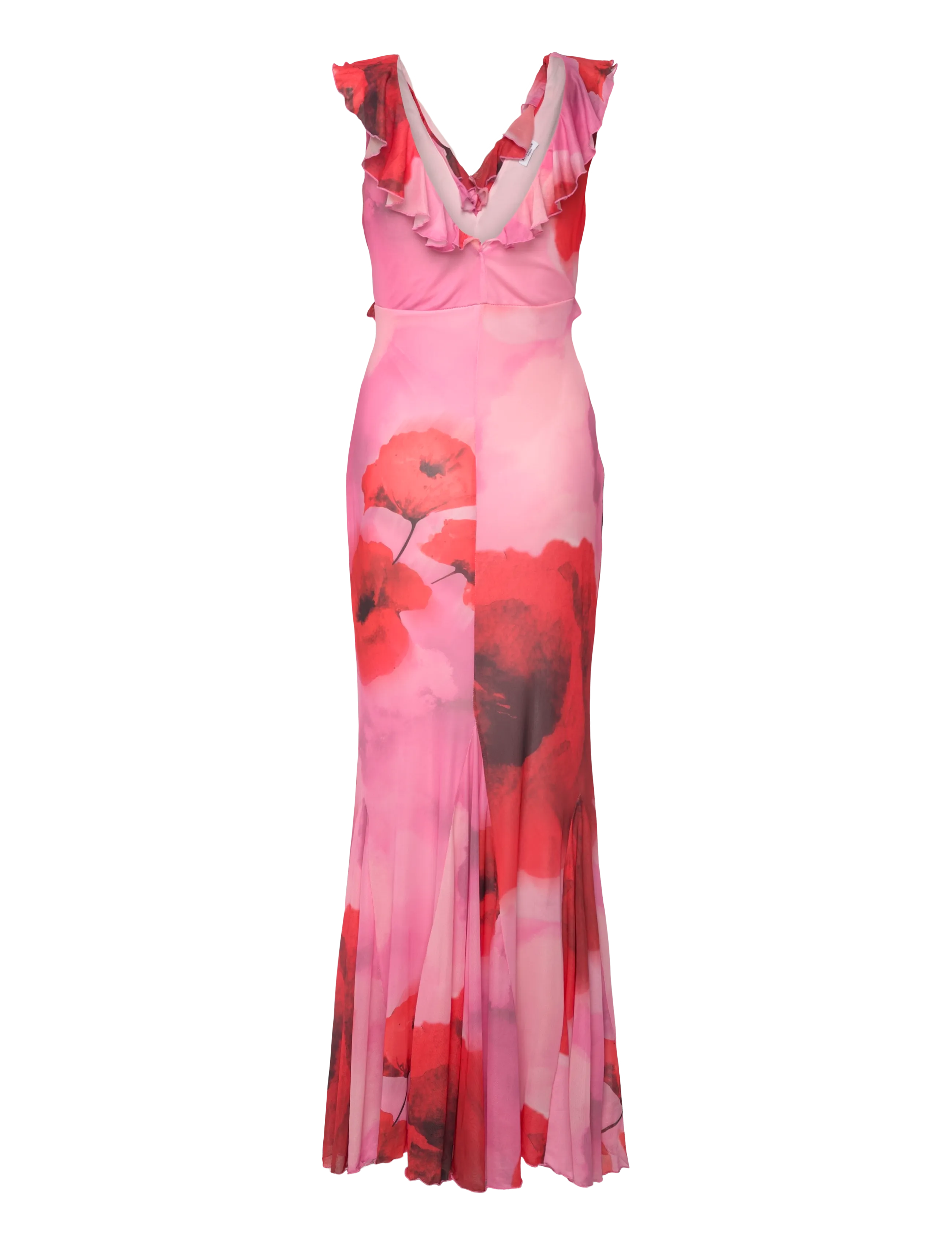Bubbleroom - Mermaid Mesh Gown - Õhtukleidid - pink/red - 2