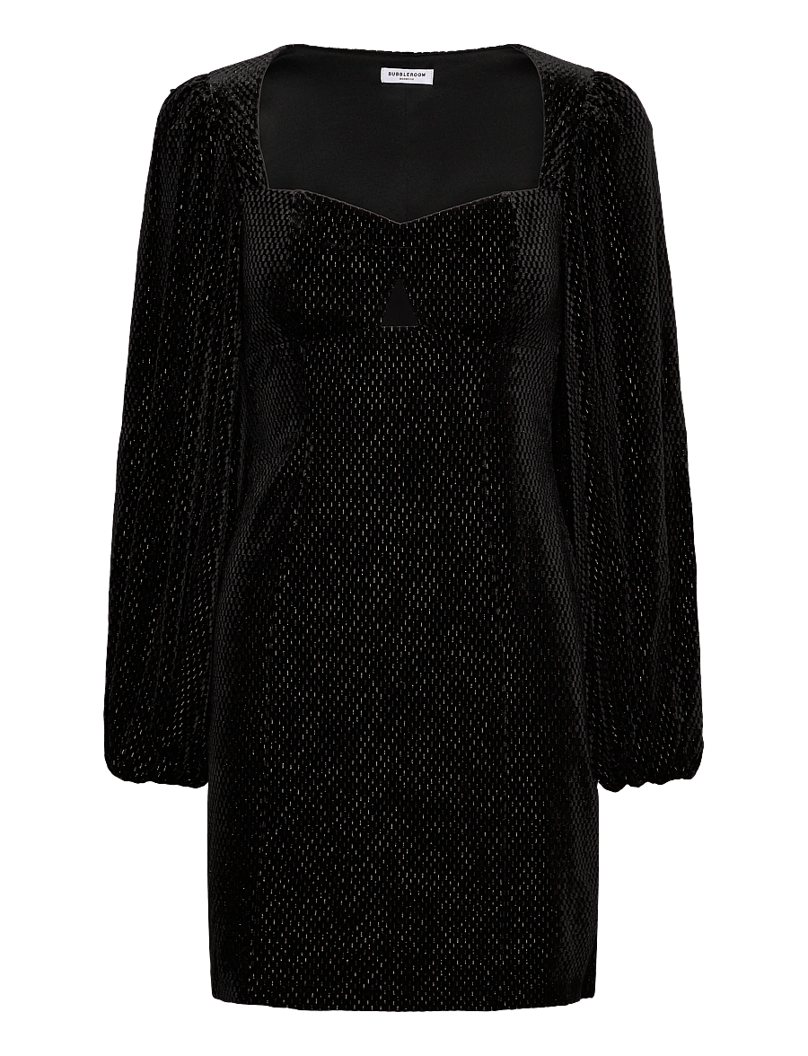 Bubbleroom - Embellished Bow Dress - cocktail-mekot - black/gold - 3