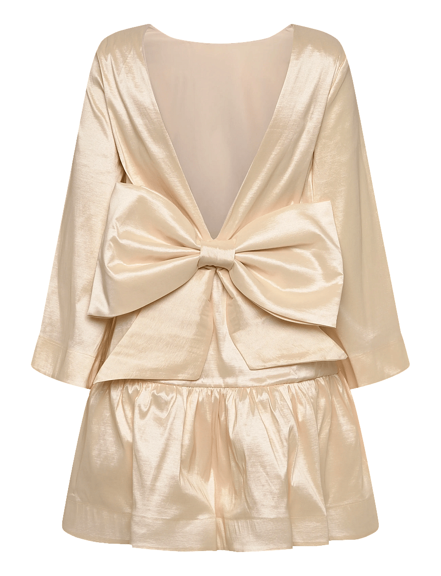 Bubbleroom - Bow Back Shift Dress - crÈme - 2