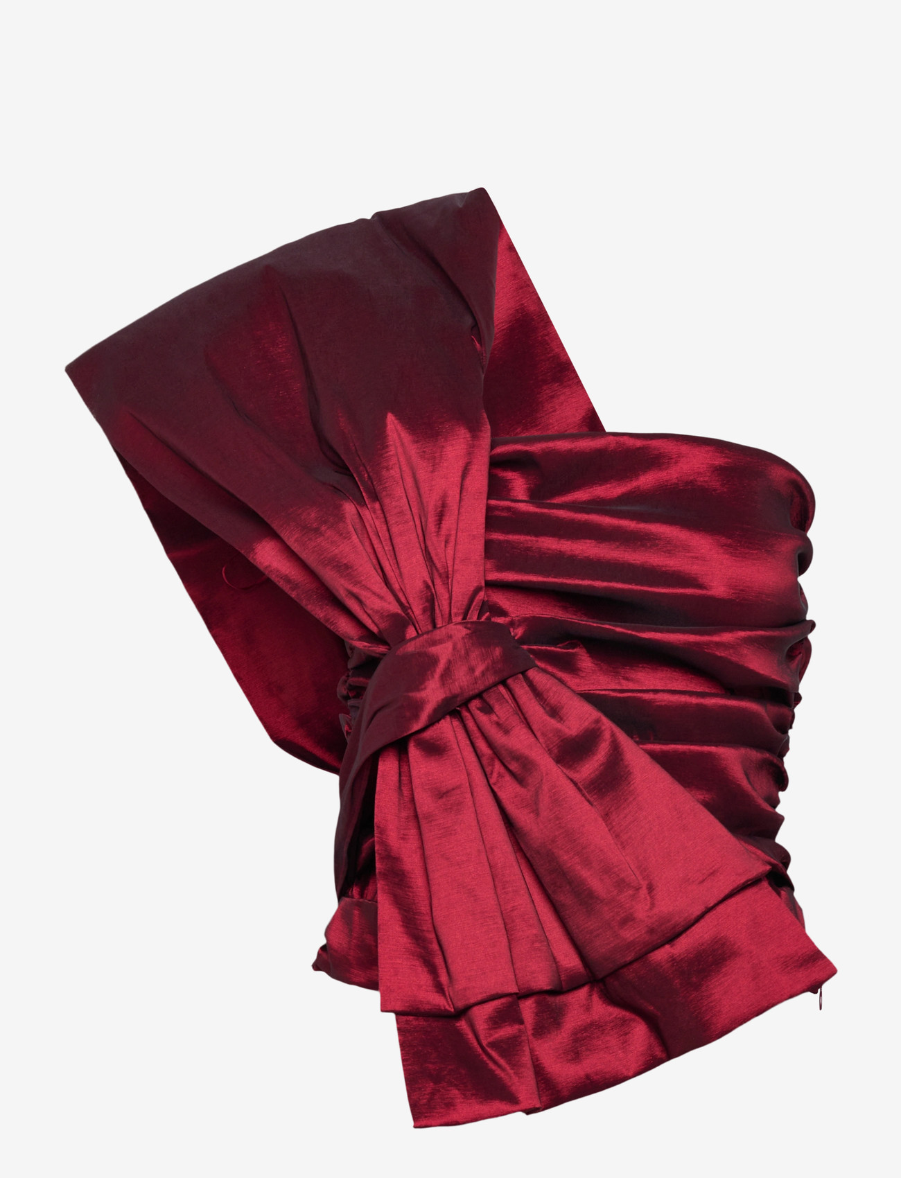 Bubbleroom - One Shoulder Bow Top - særlige begivenheder - red - 1