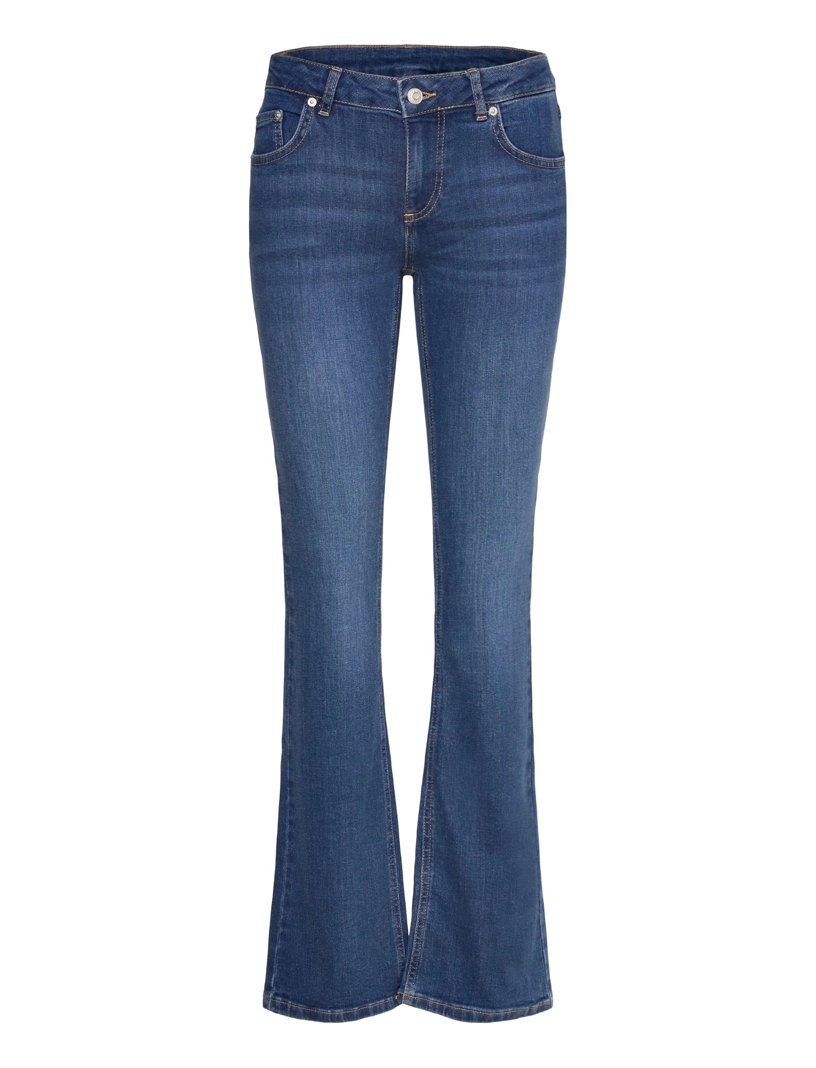 Bubbleroom Low Embroidery Pocket Jeans - Bubbleroom - MEDIUM BLUE / blue