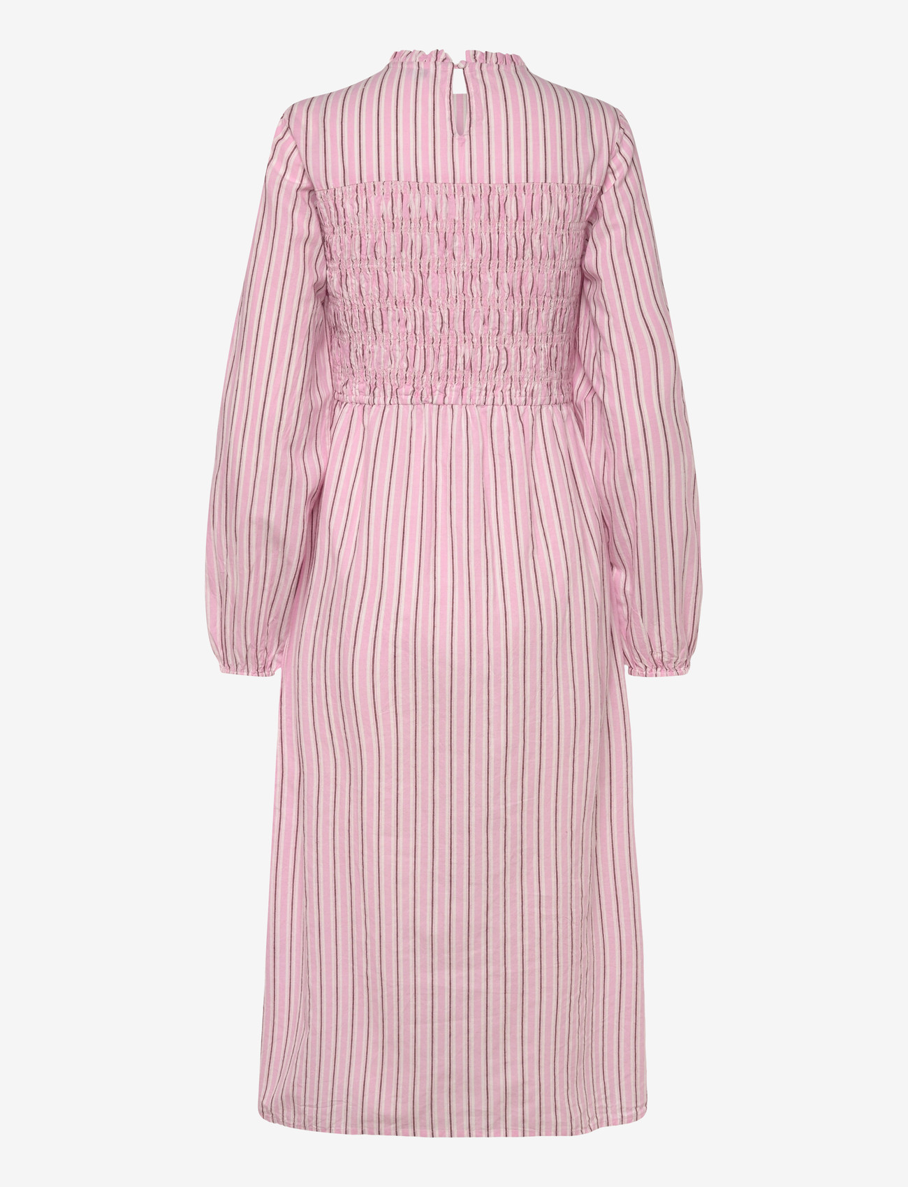 Bubbleroom - Smock Cotton Dress - maxi kjoler - light pink/striped - 2