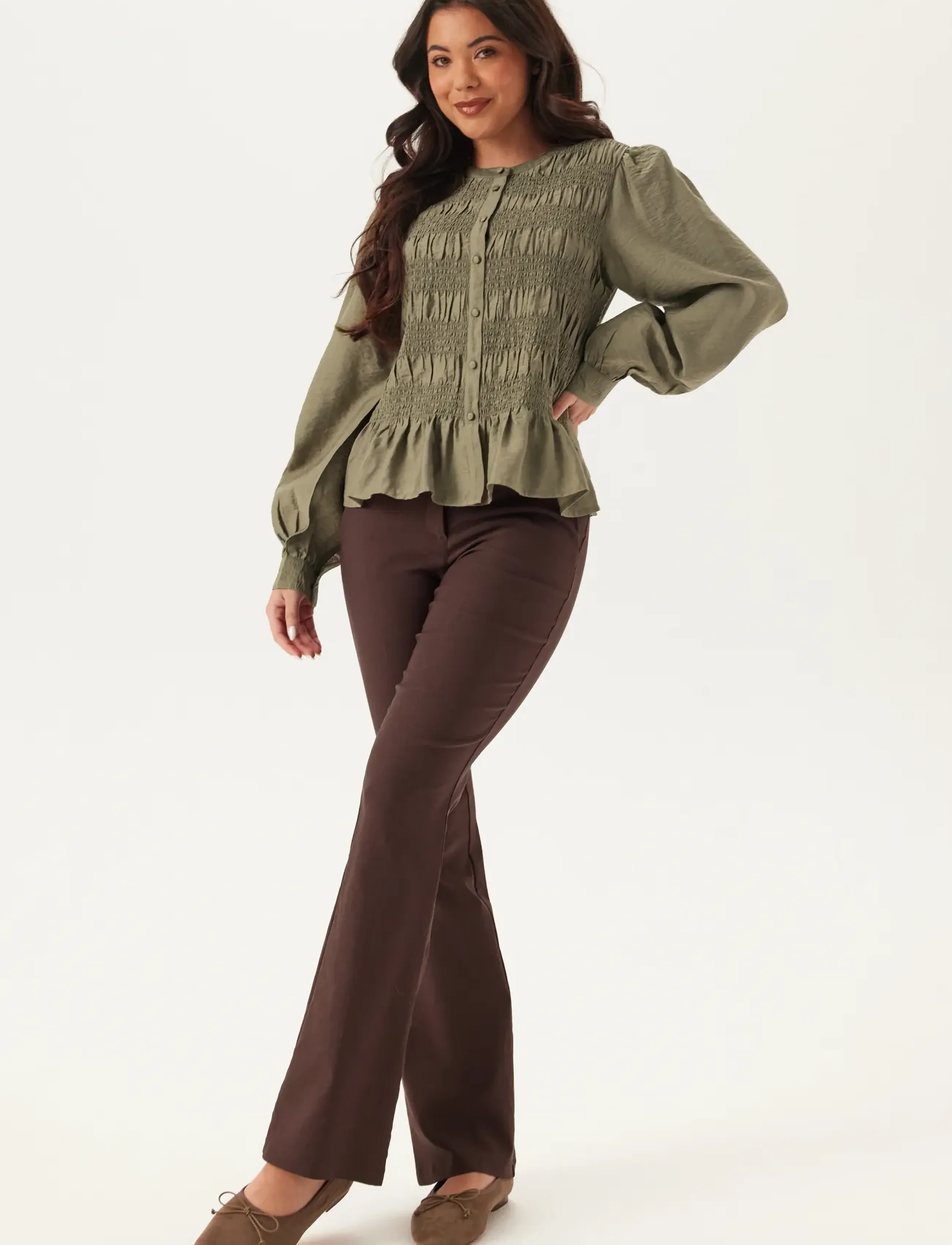 BUBBLEROOM Smock Blouse blusar dam – bild 5