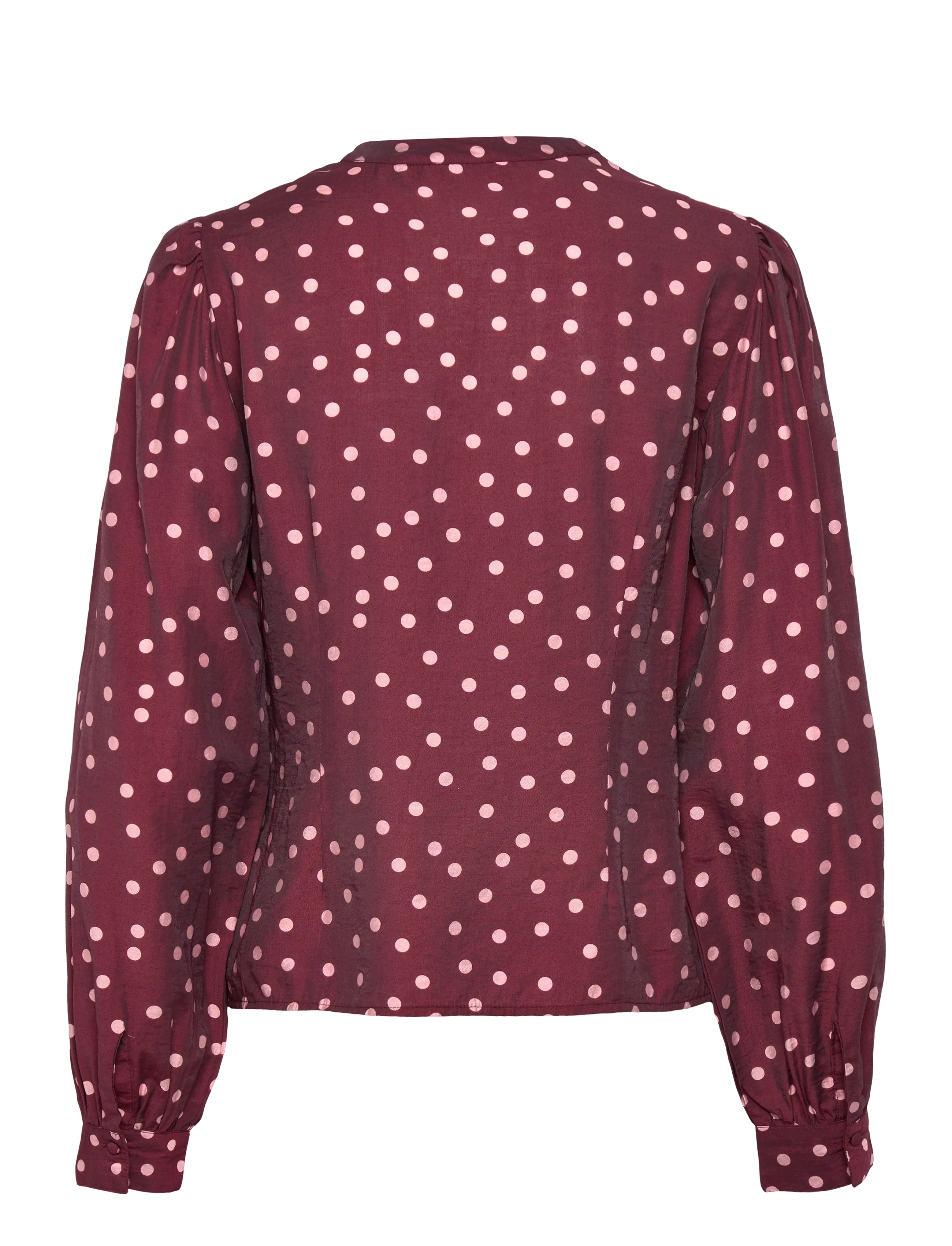 Bubbleroom - Smock Blouse - langærmede bluser - wine-red/patterned - 2
