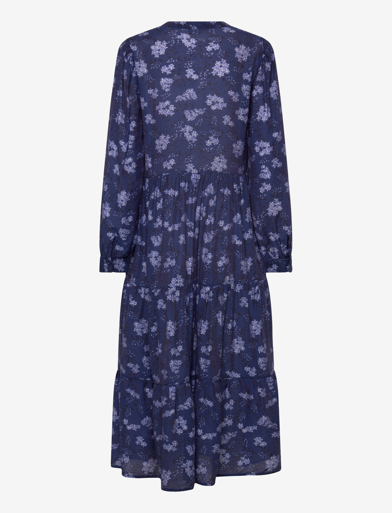 Bubbleroom - Smock Midi Dress - sommarklänningar - blue/floral - 2