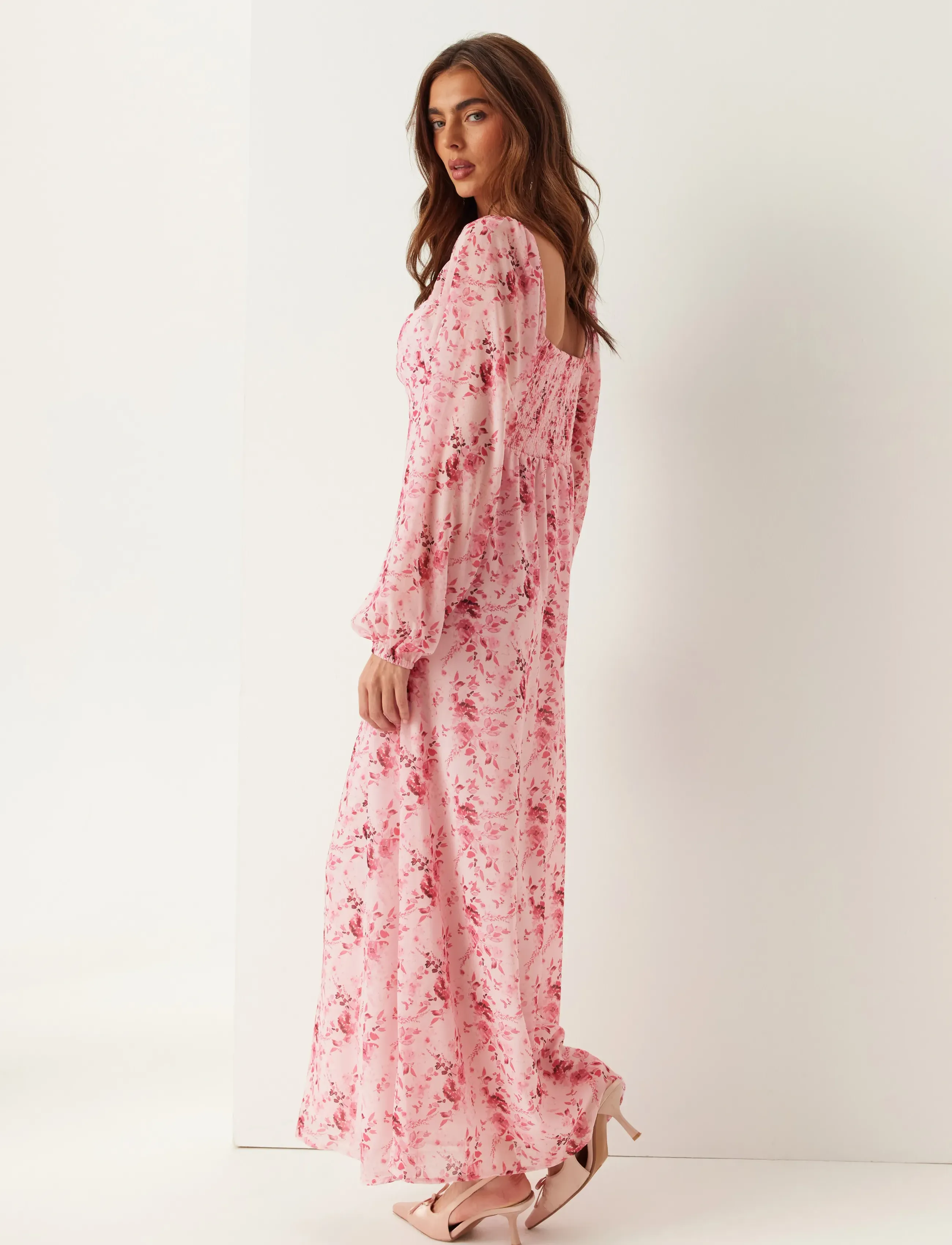 BUBBLEROOM Twist Detail Maxi Dress maxiklänningar dam – bild 5