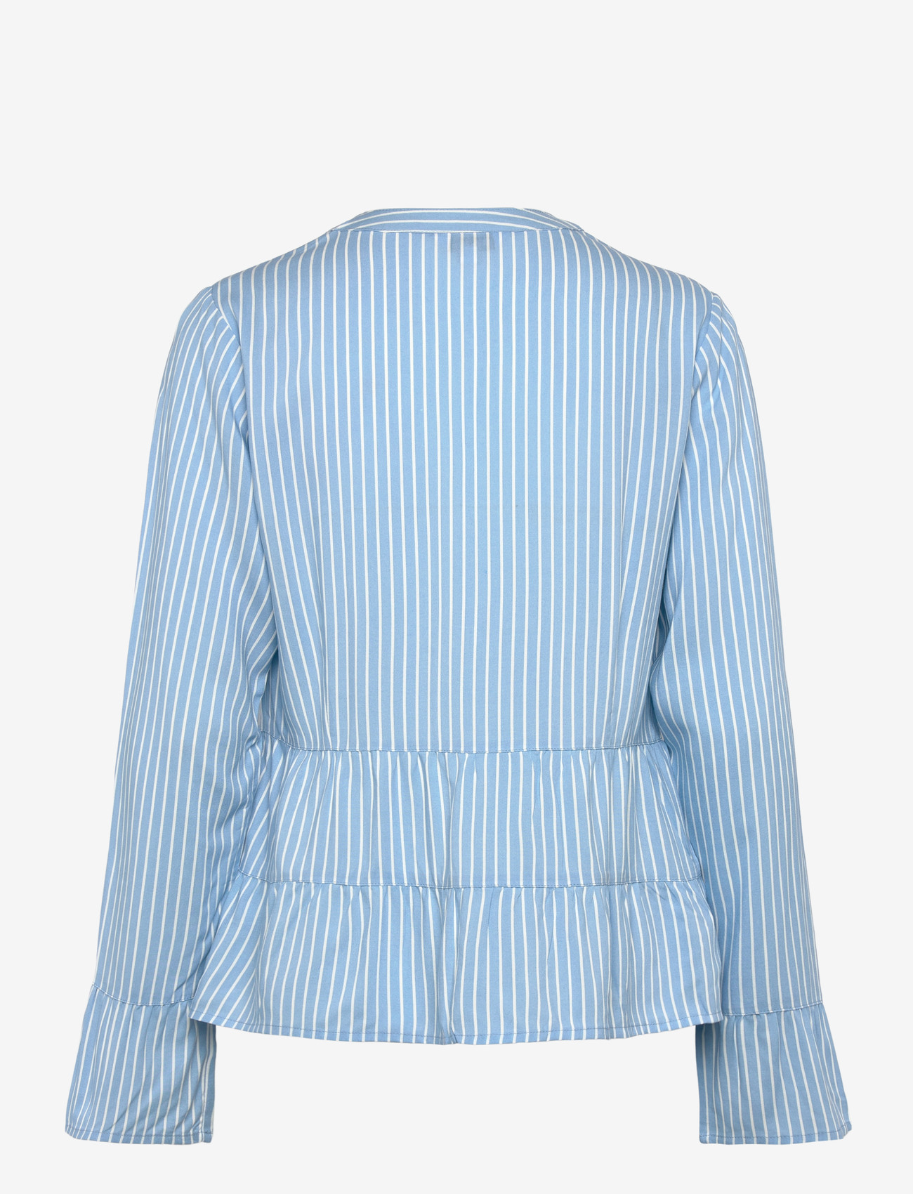 Bubbleroom - Flounce Shirt - langärmlige hemden - blue/striped - 2