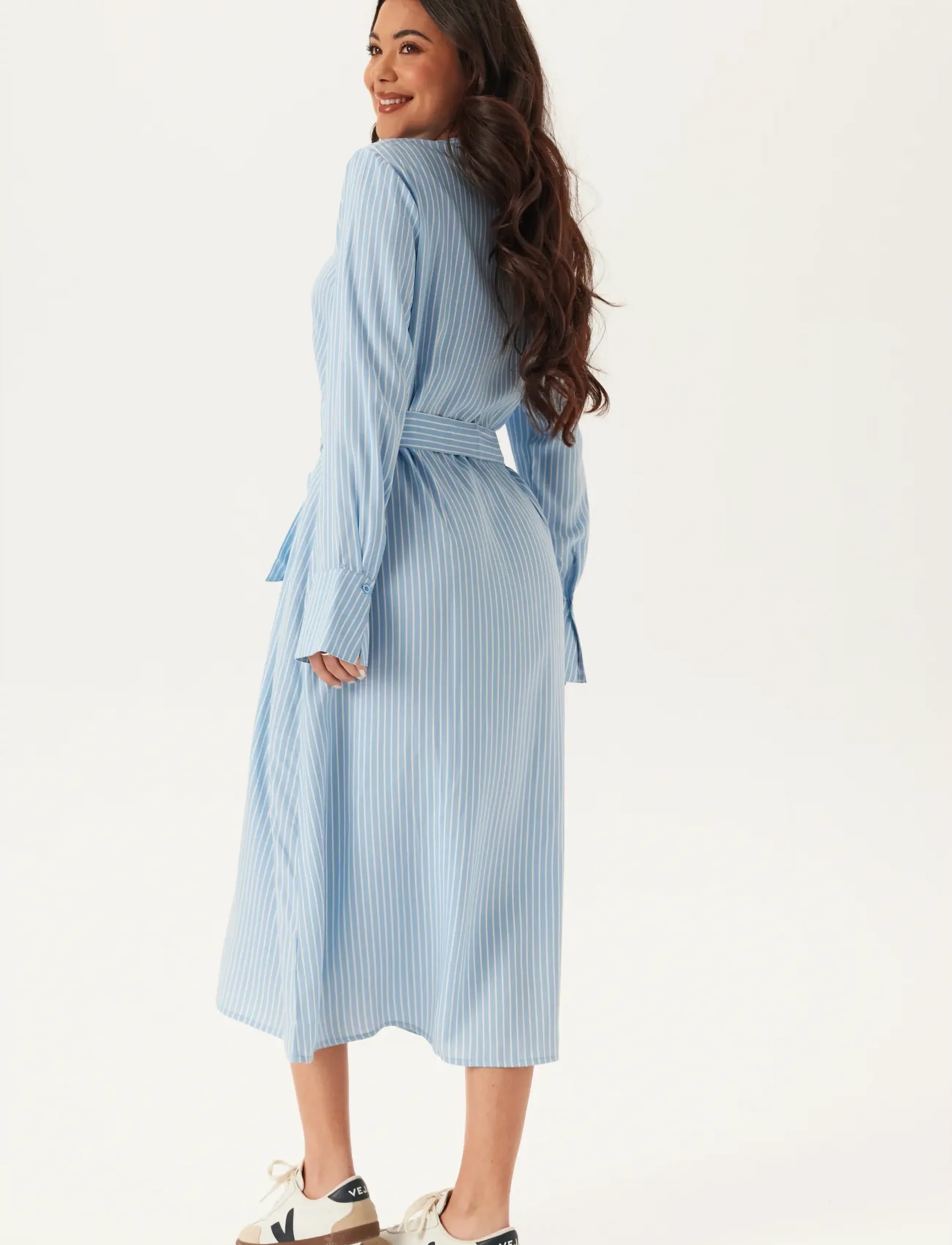 Bubbleroom - Shirt Dress - maxi kjoler - blue/striped - 3
