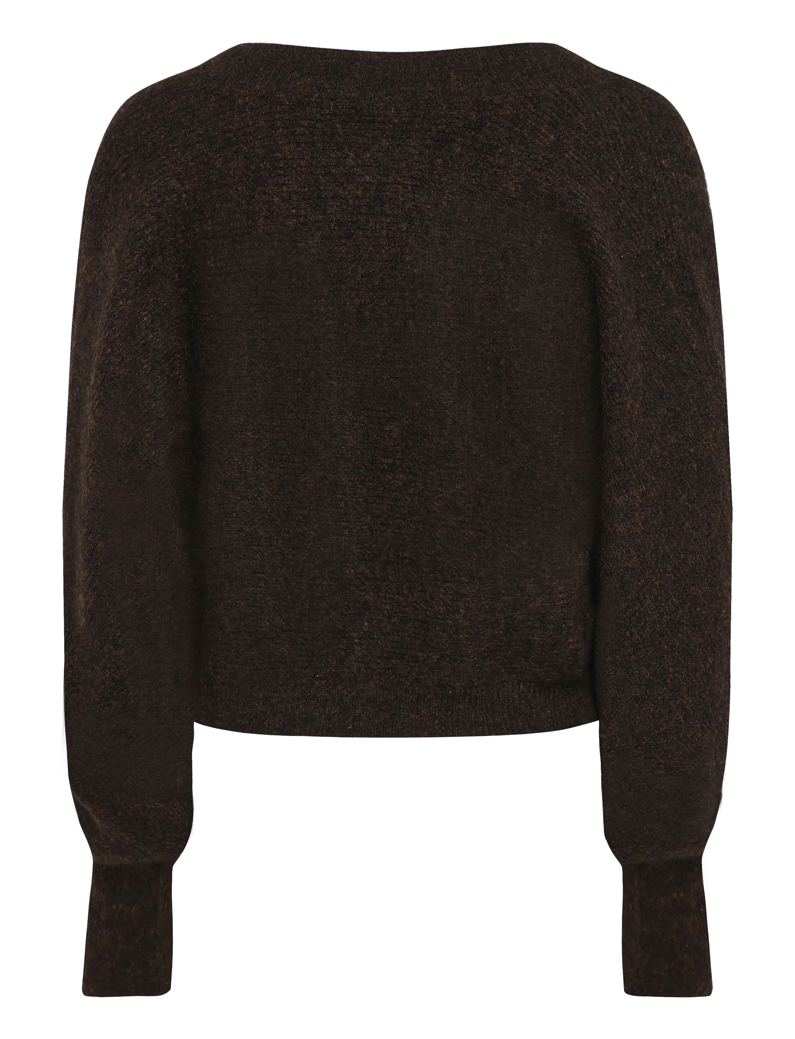 Bubbleroom - Knitted Bolero - crop tops - brown - 2