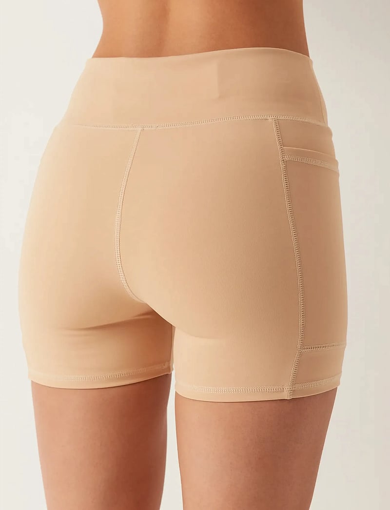 Bubbleroom - Pocket Biker Shorts - beige - 4
