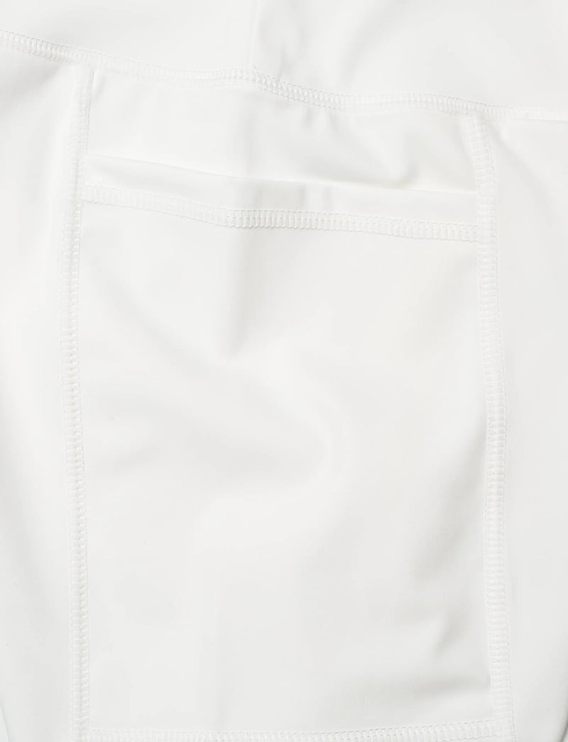 Bubbleroom - Pocket Biker Shorts - trainingsshorts - white - 5
