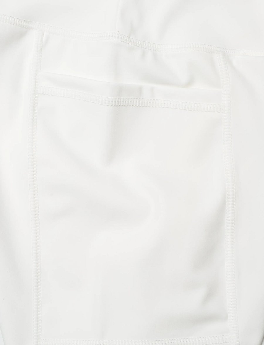 Bubbleroom - Pocket Biker Shorts - trainingsshorts - white - 5
