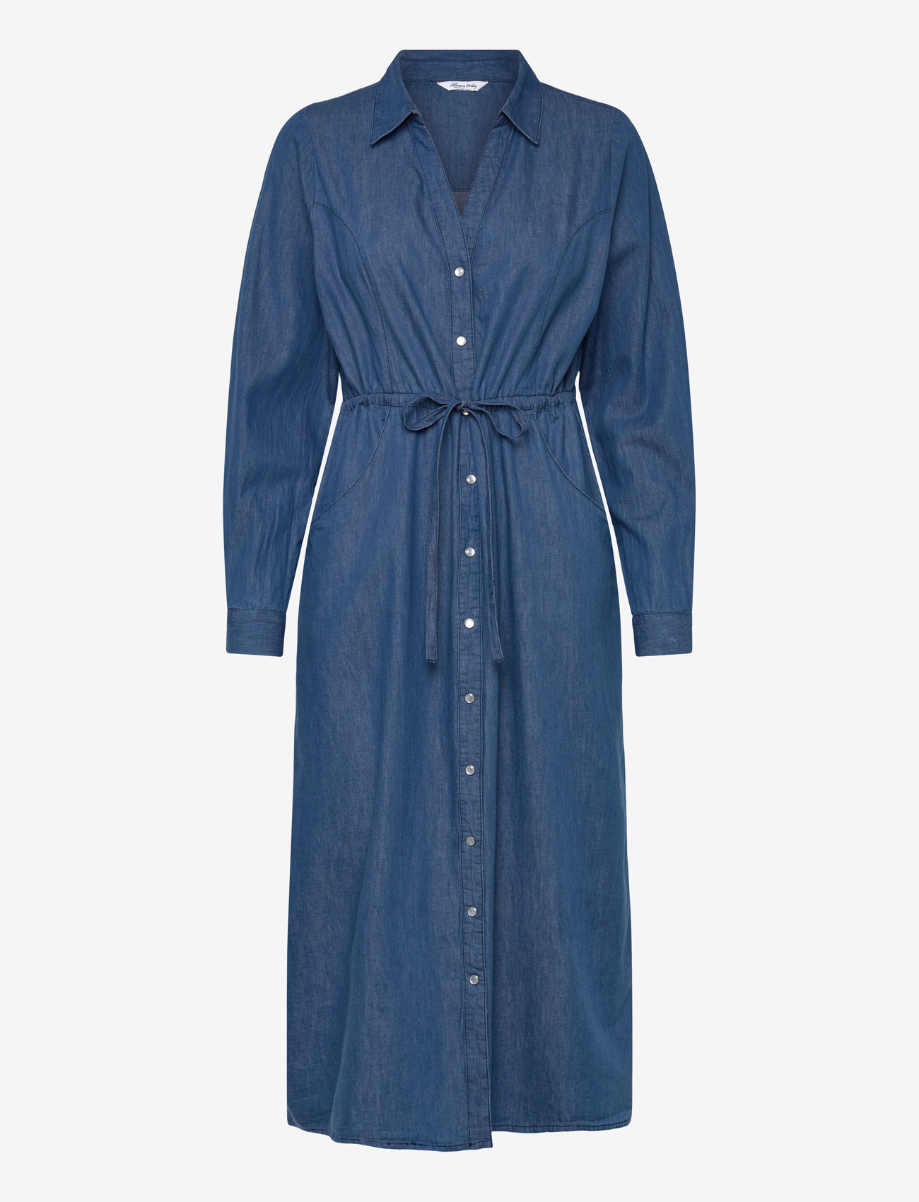 Bubbleroom - Denim Shirt Dress - skjortklänningar - light blue - 1