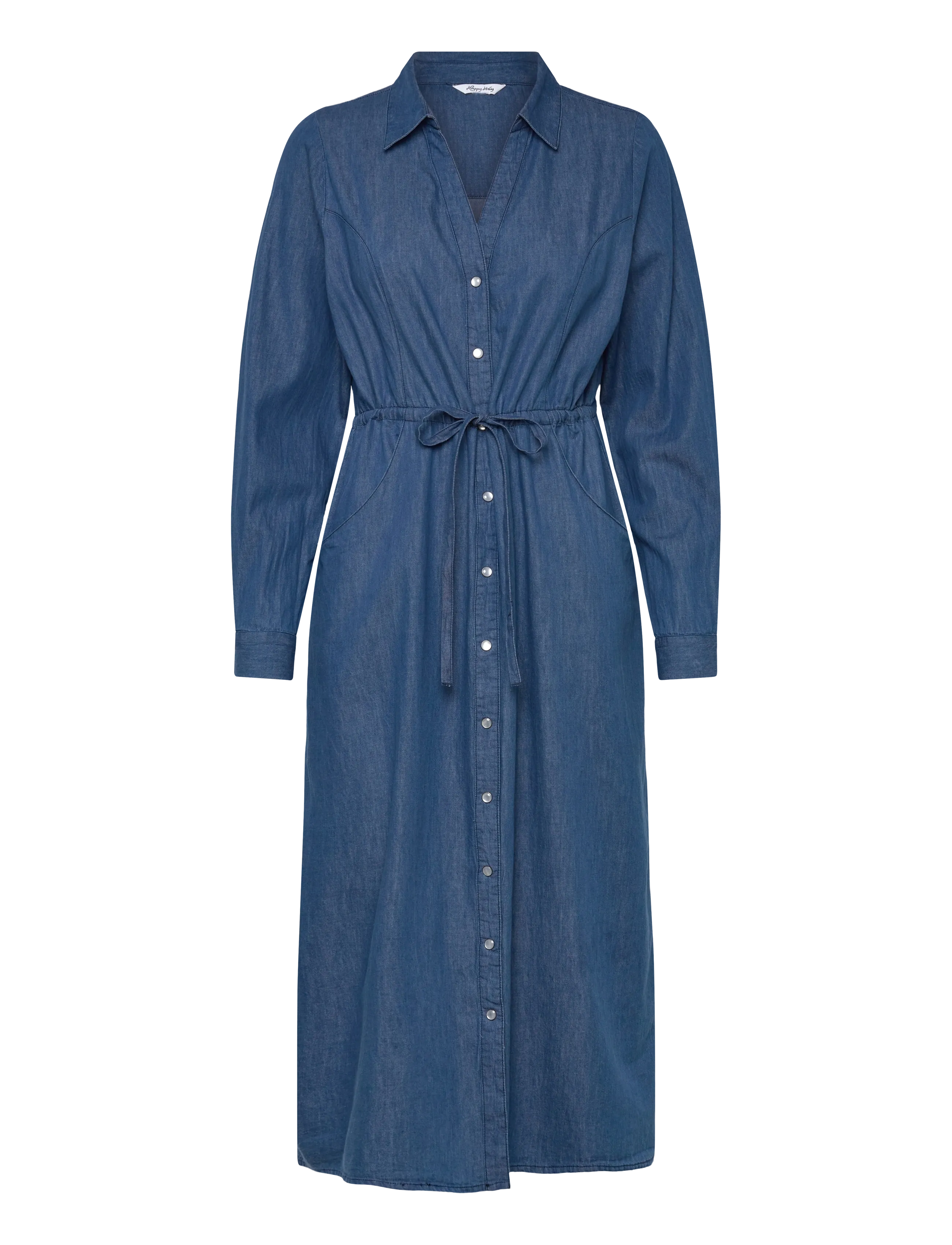 Bubbleroom Denim Shirt Dress - Kleider - LIGHT BLUE / blue