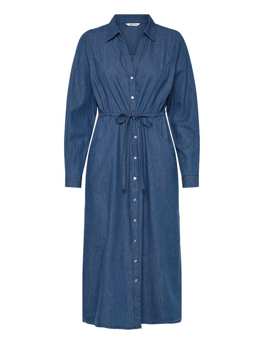 Bubbleroom - Denim Shirt Dress - hemdkleider - light blue - 1