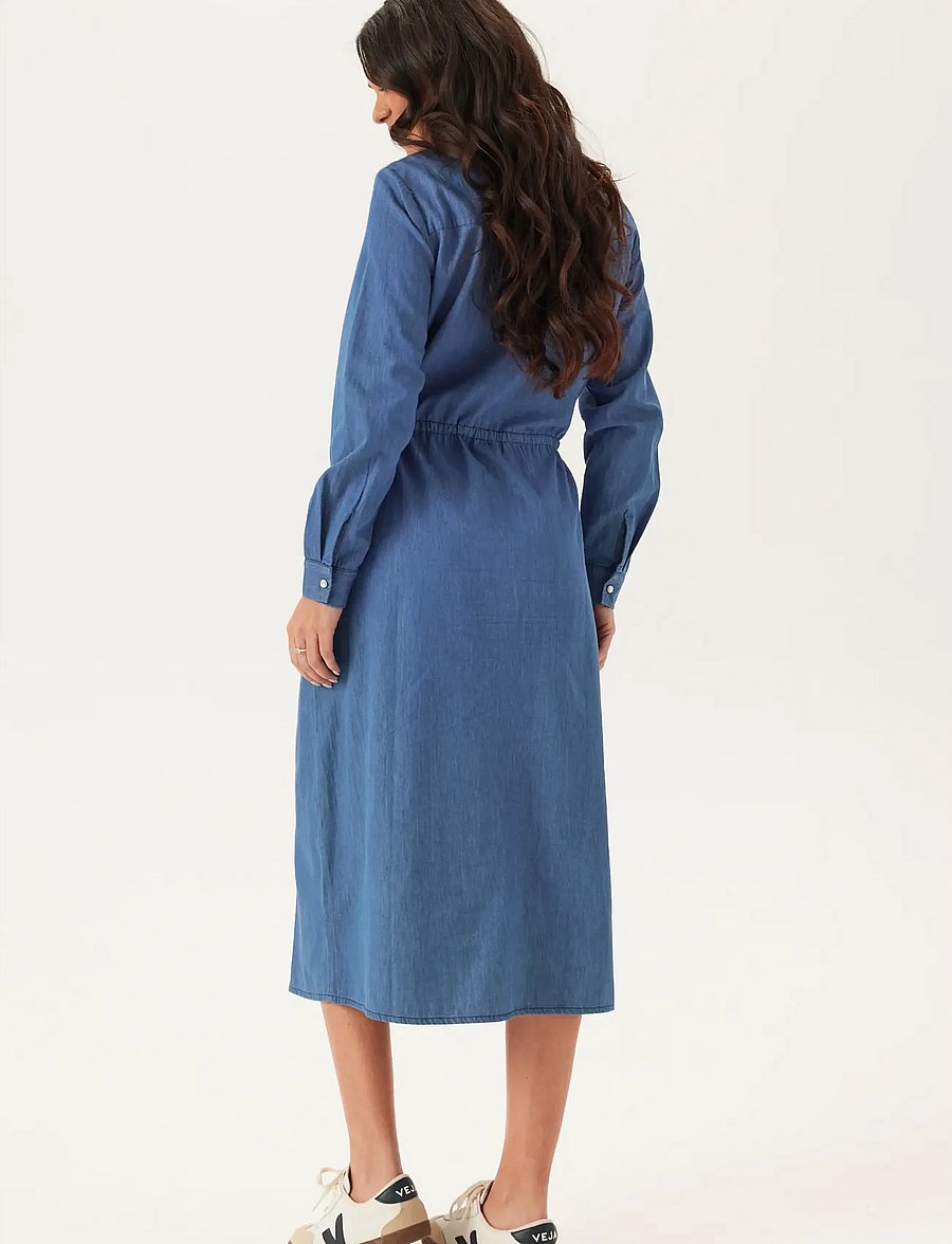 Bubbleroom - Denim Shirt Dress - hemdkleider - light blue - 5