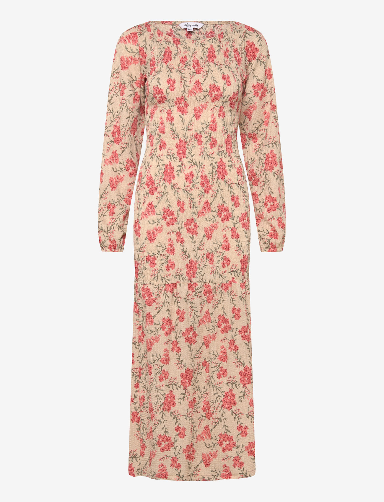 Bubbleroom - Structure Smock Midi Dress - suvekleidid - floral/patterned - 1