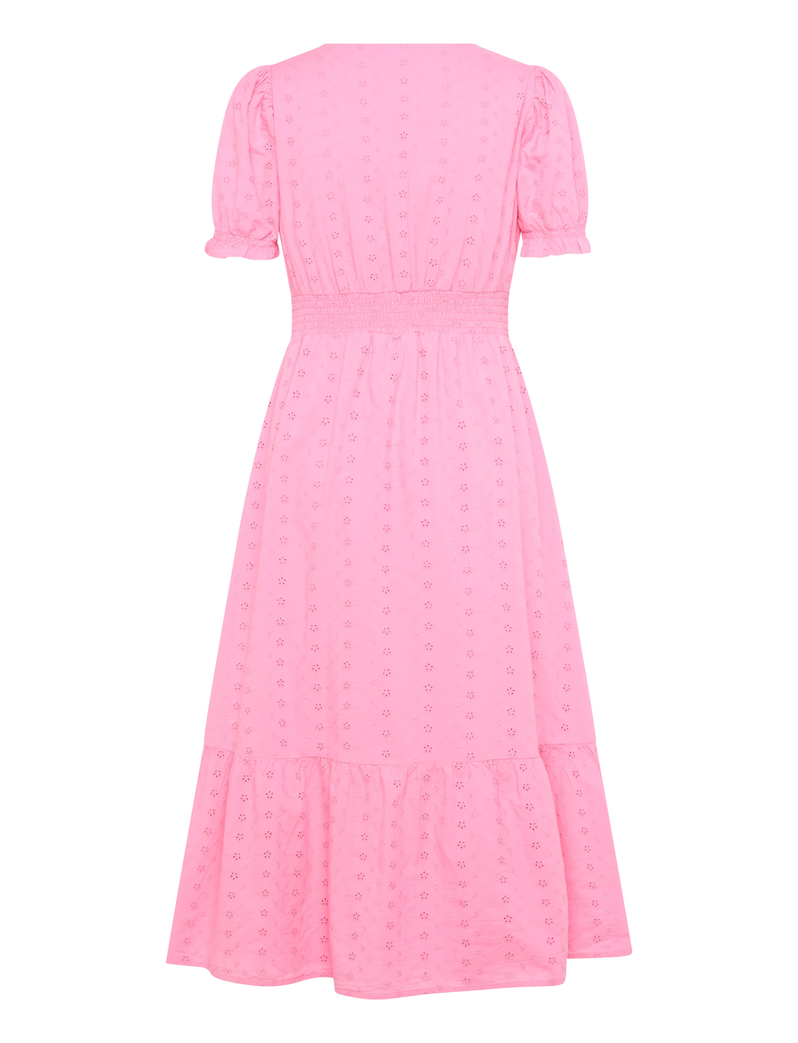 Bubbleroom - Broderie Anglaise Dress - pink - 2
