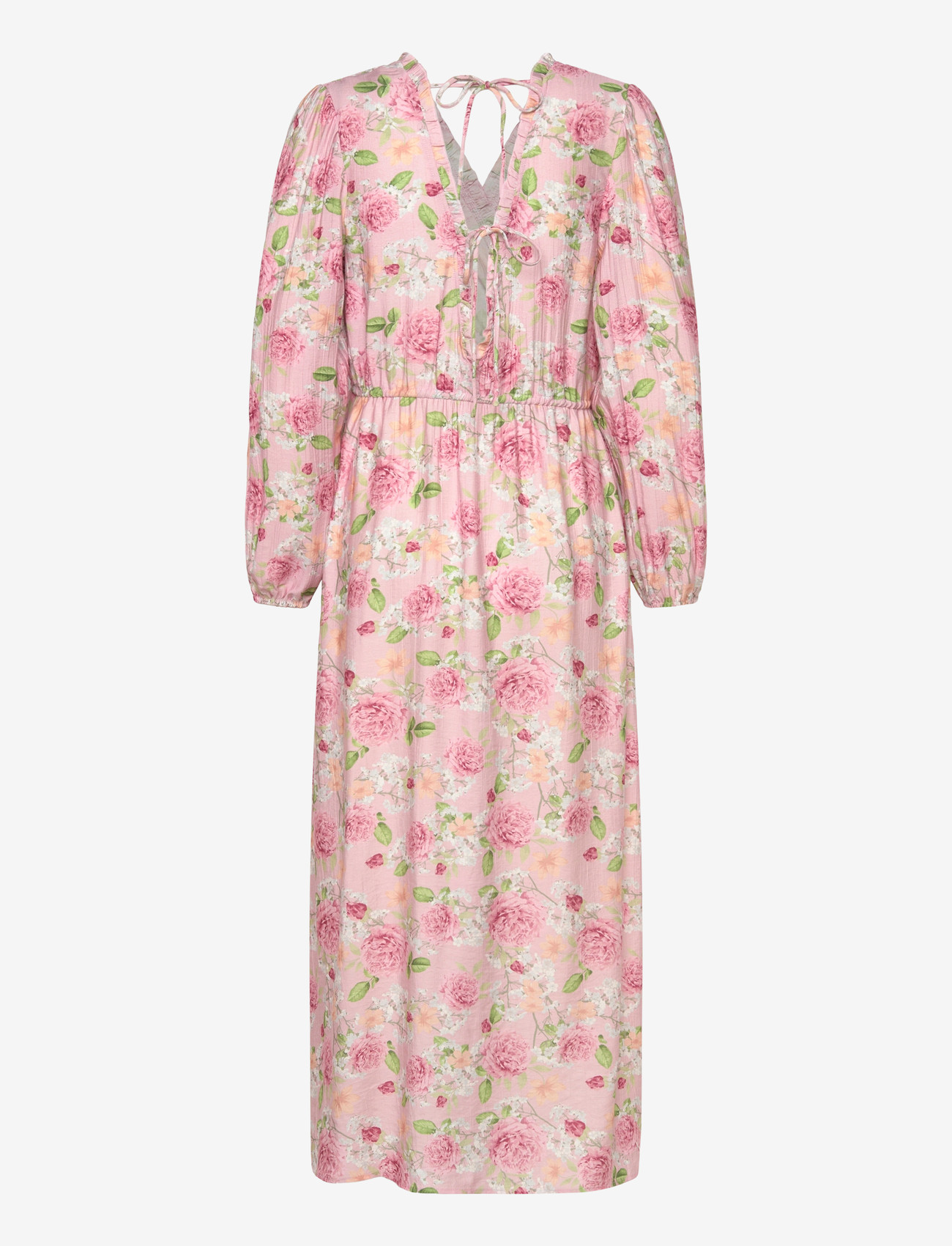 Bubbleroom - Flowy Maxi Dress - sommarklänningar - pink/floral - 1