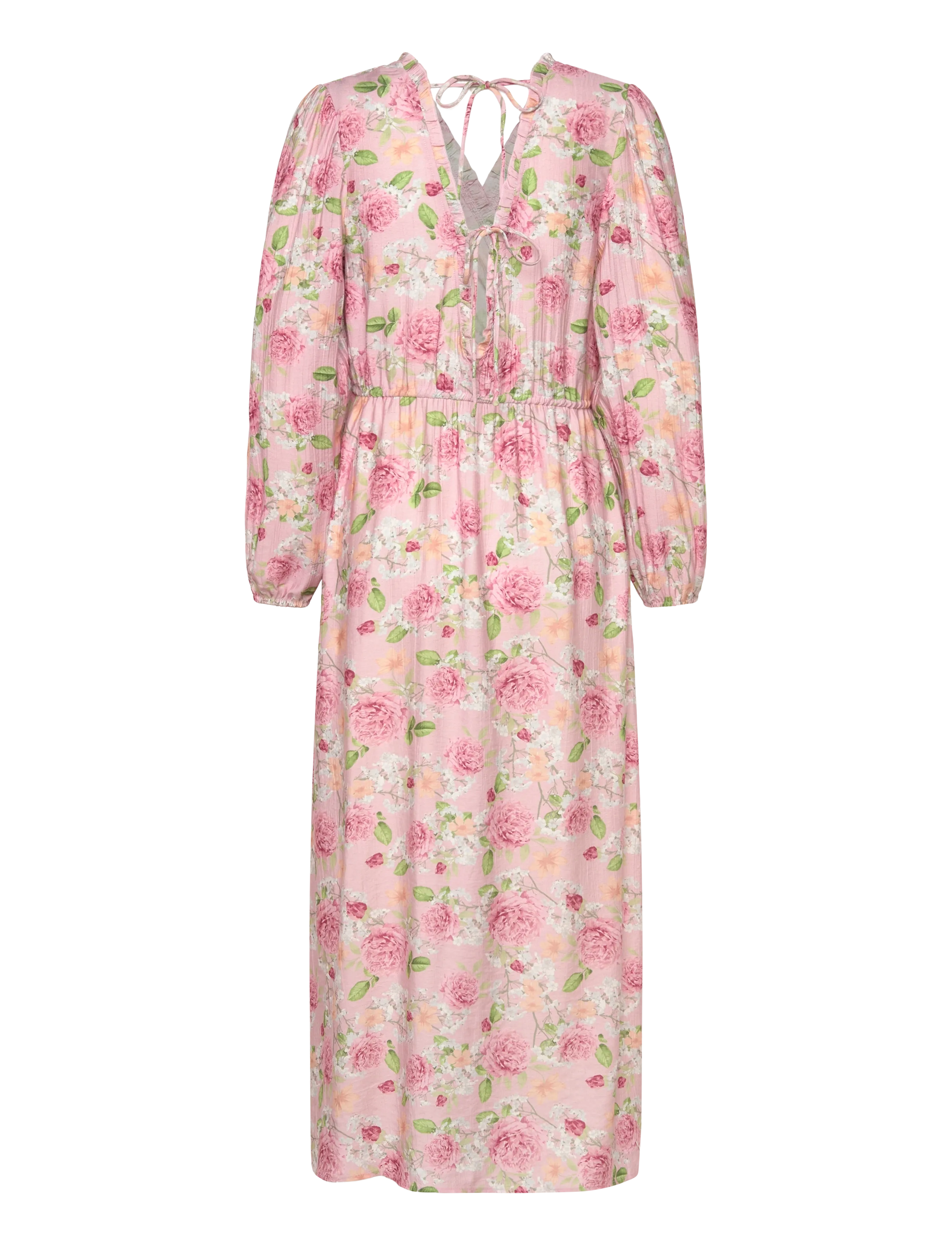 Bubbleroom - Flowy Maxi Dress - sommarklänningar - pink/floral - 2