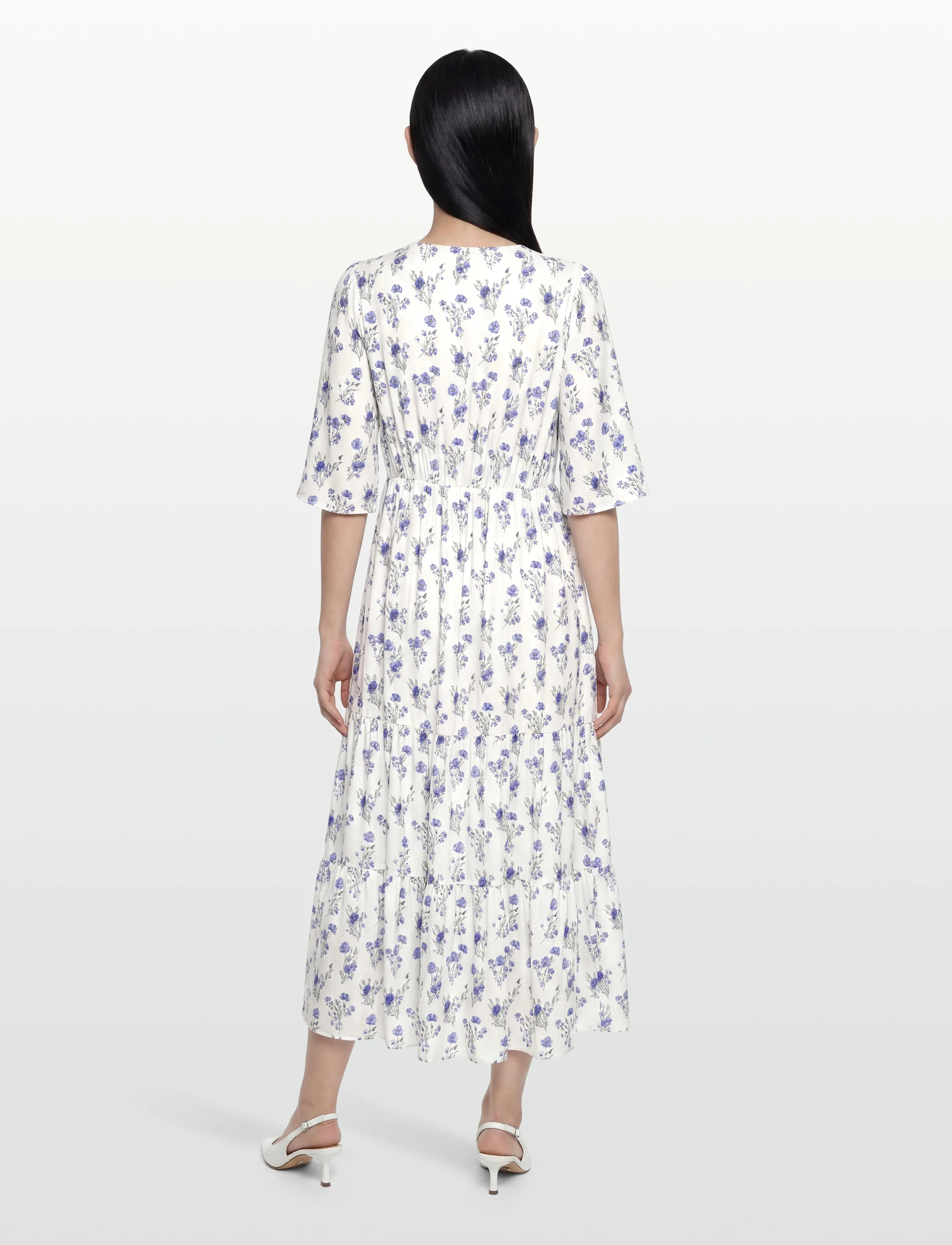 BUBBLEROOM Butterfly Sleeve Maxi Dress maxiklänningar dam – bild 3