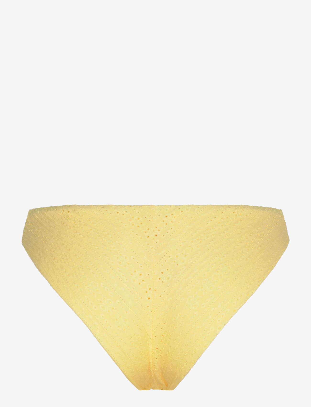 Bubbleroom - Cheeky Broderie Anglaise Bikini Bottom - bikinibriefs - yellow - 2
